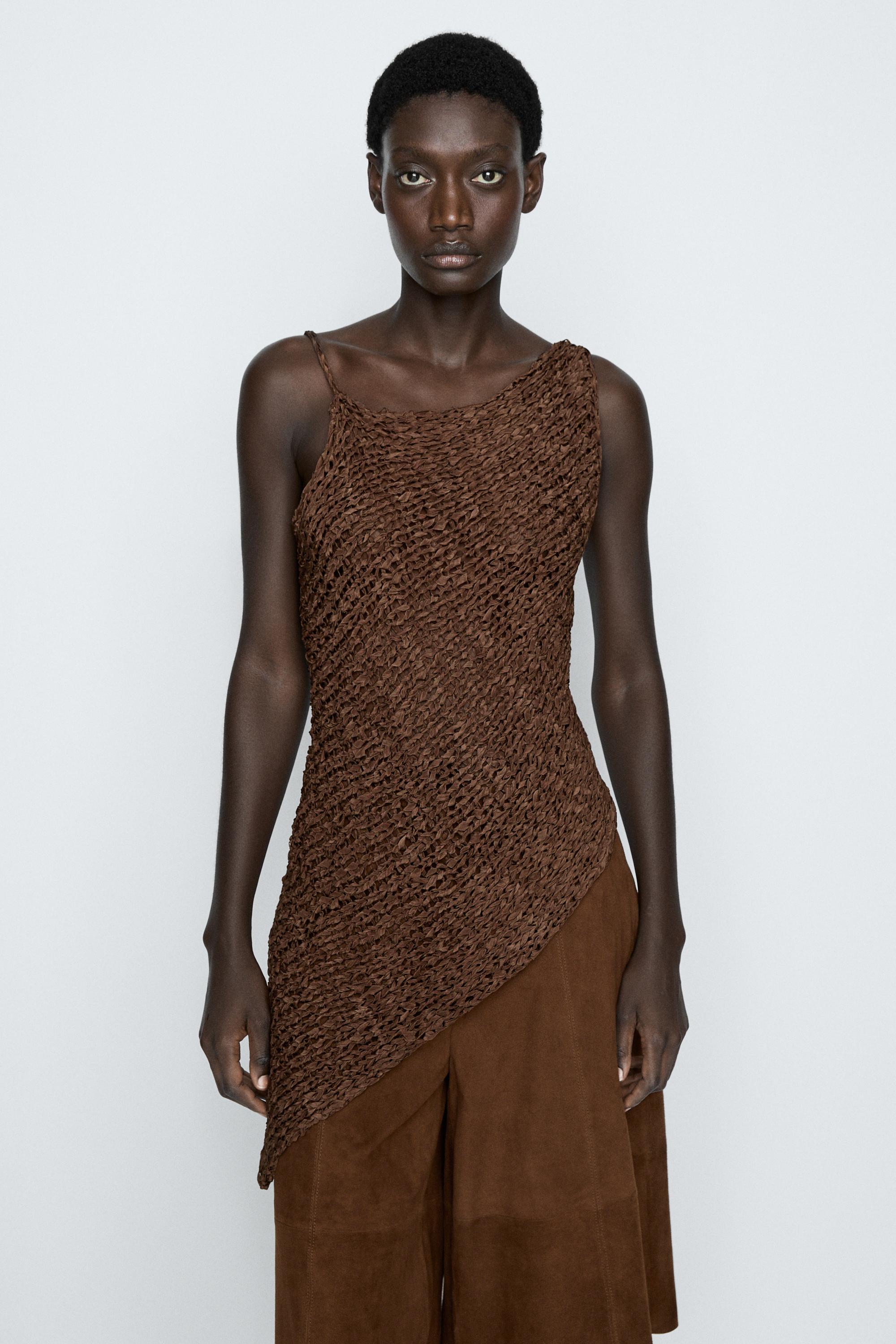 Asymmetrisches Netz-Top - STUDIO