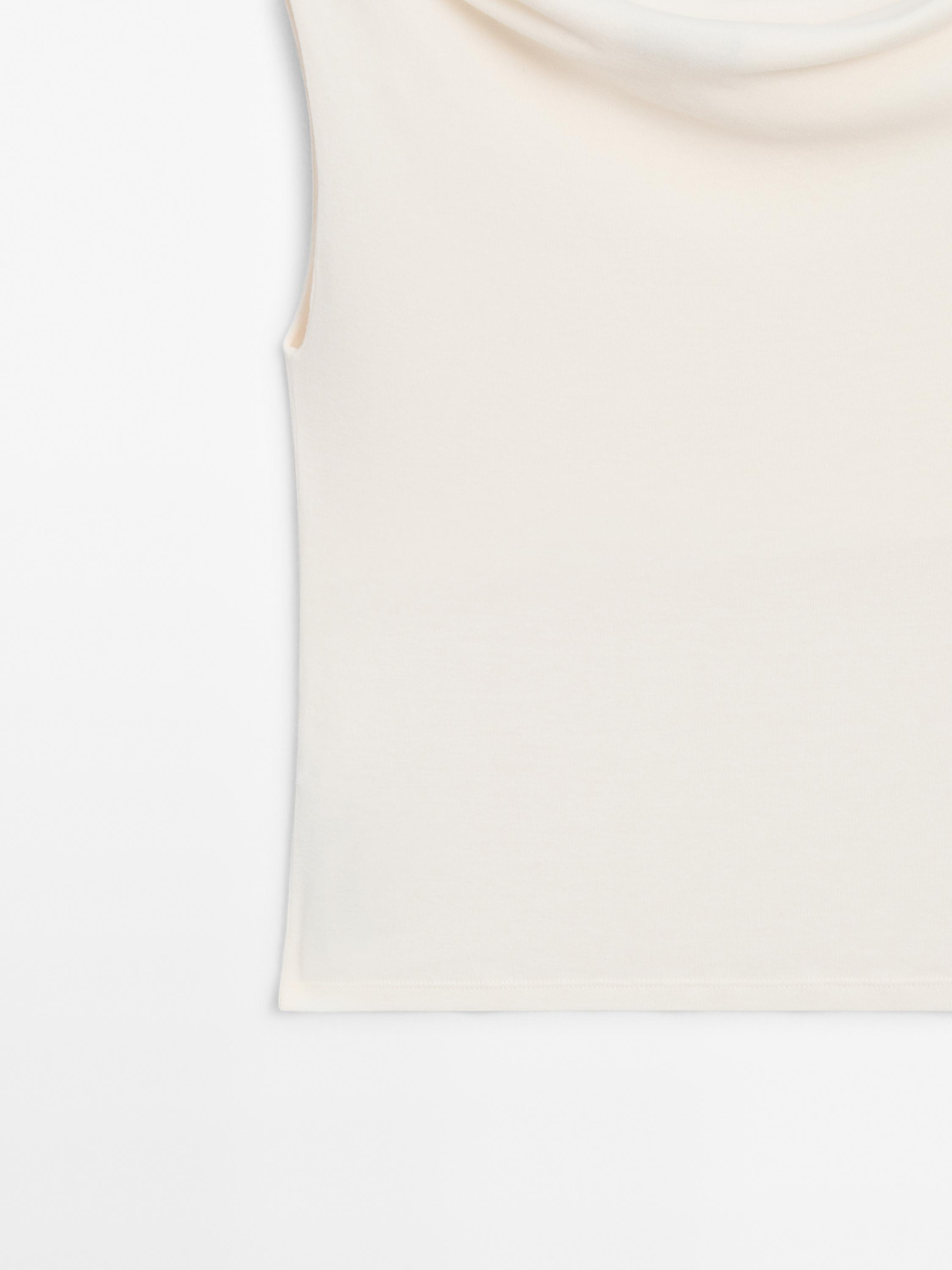 ★ Massimo Dutti★ Drape Detail Cotton Top Knot 06891109600 06891109600-t.jpg?ts=1746791679443