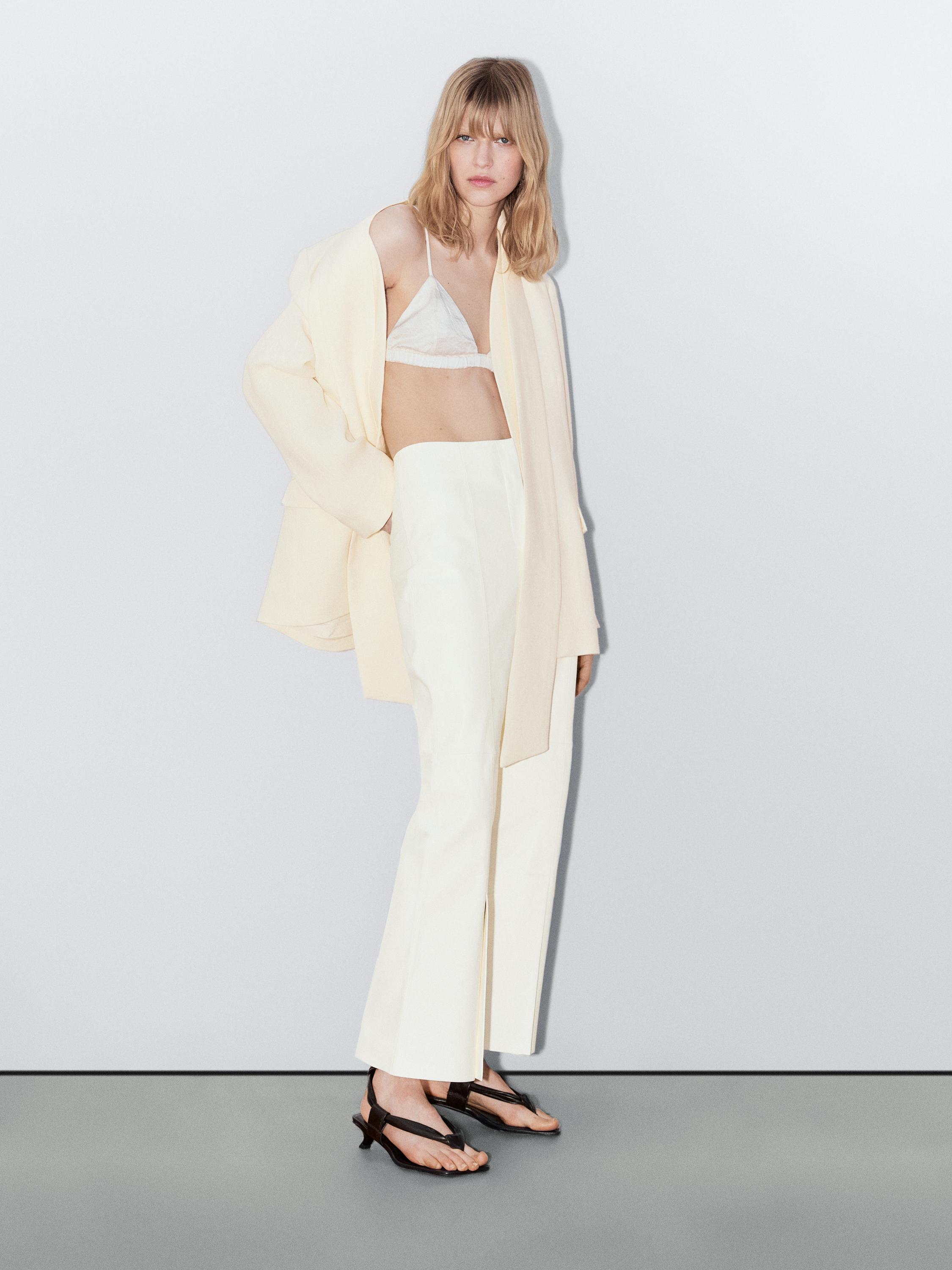 Sutien triunghi satinat cu elastic - studio