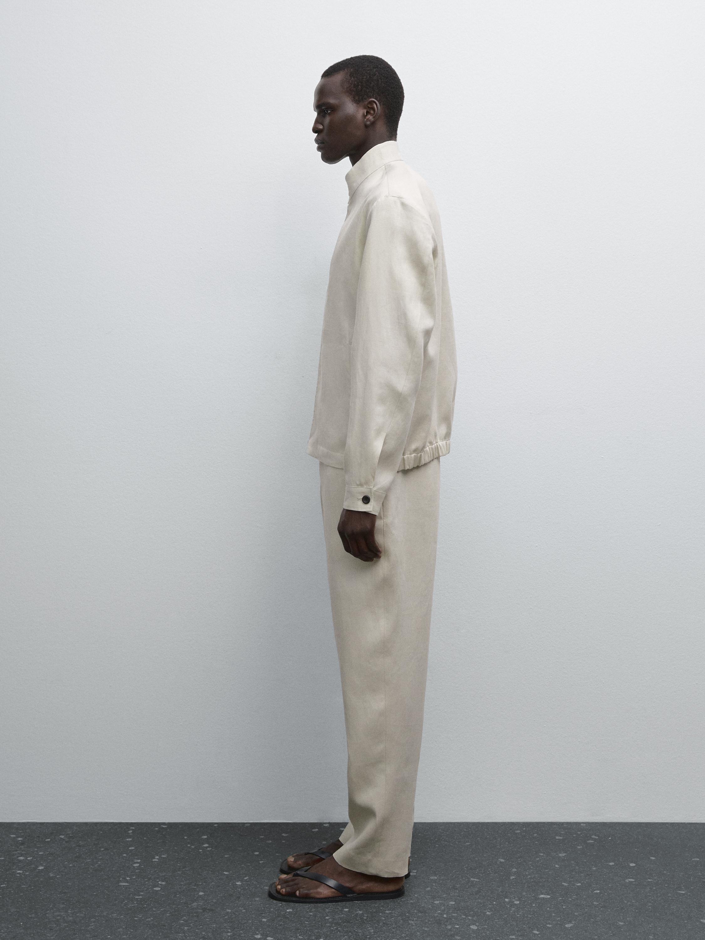 Pantaloni 100% lino