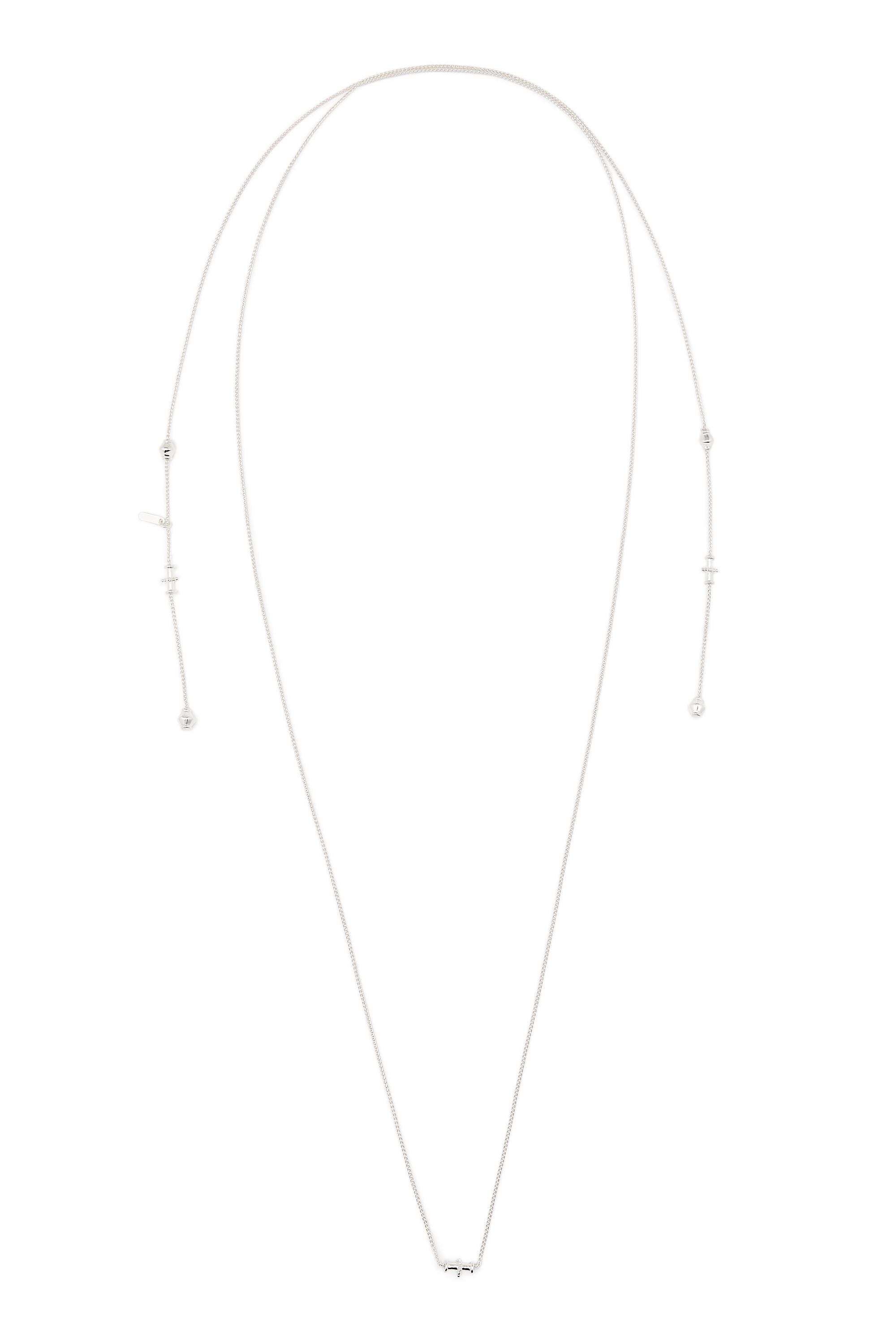 Multi-way piece necklace — SILVER