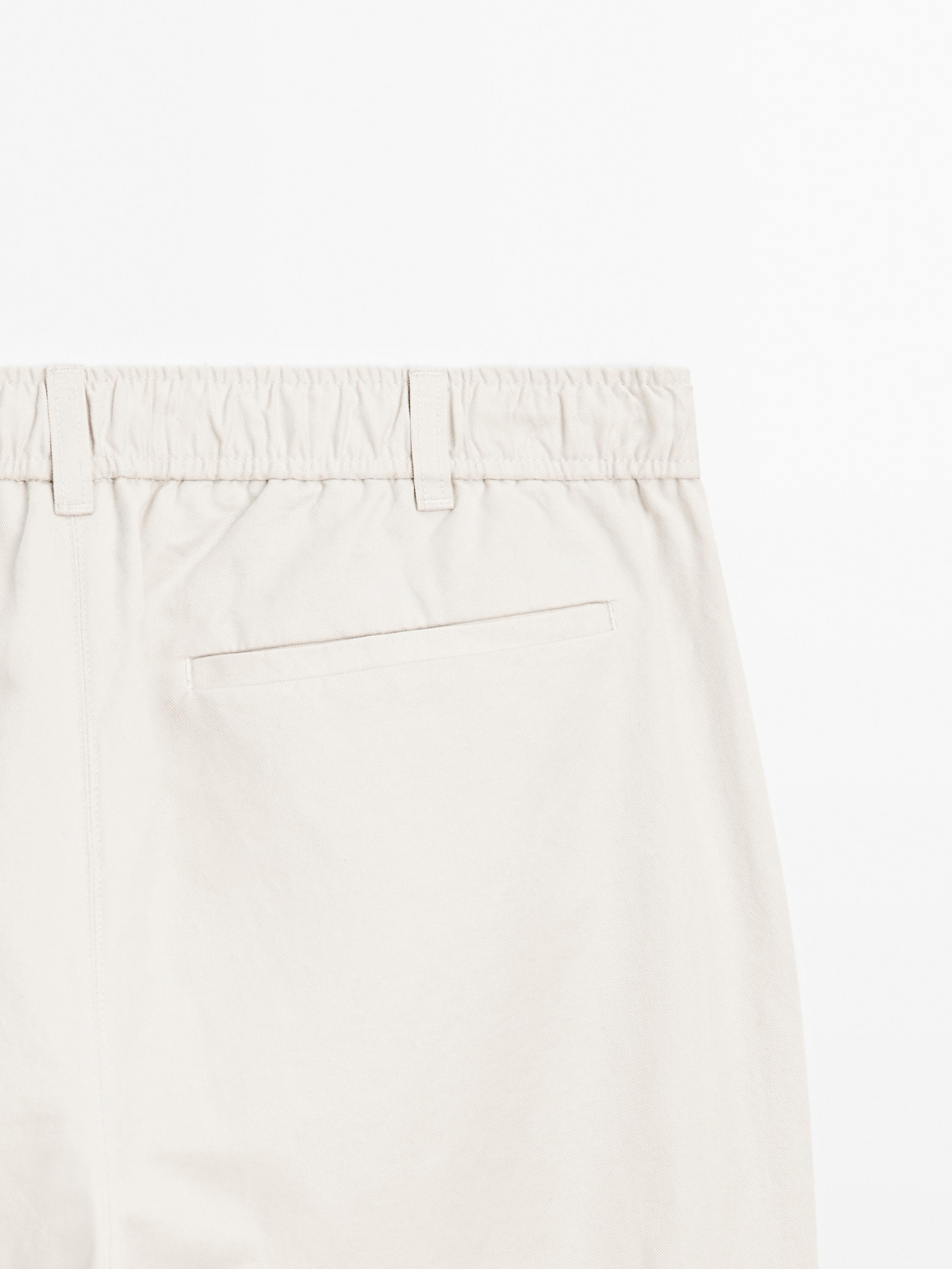 Pantalón jogger mezcla algodón