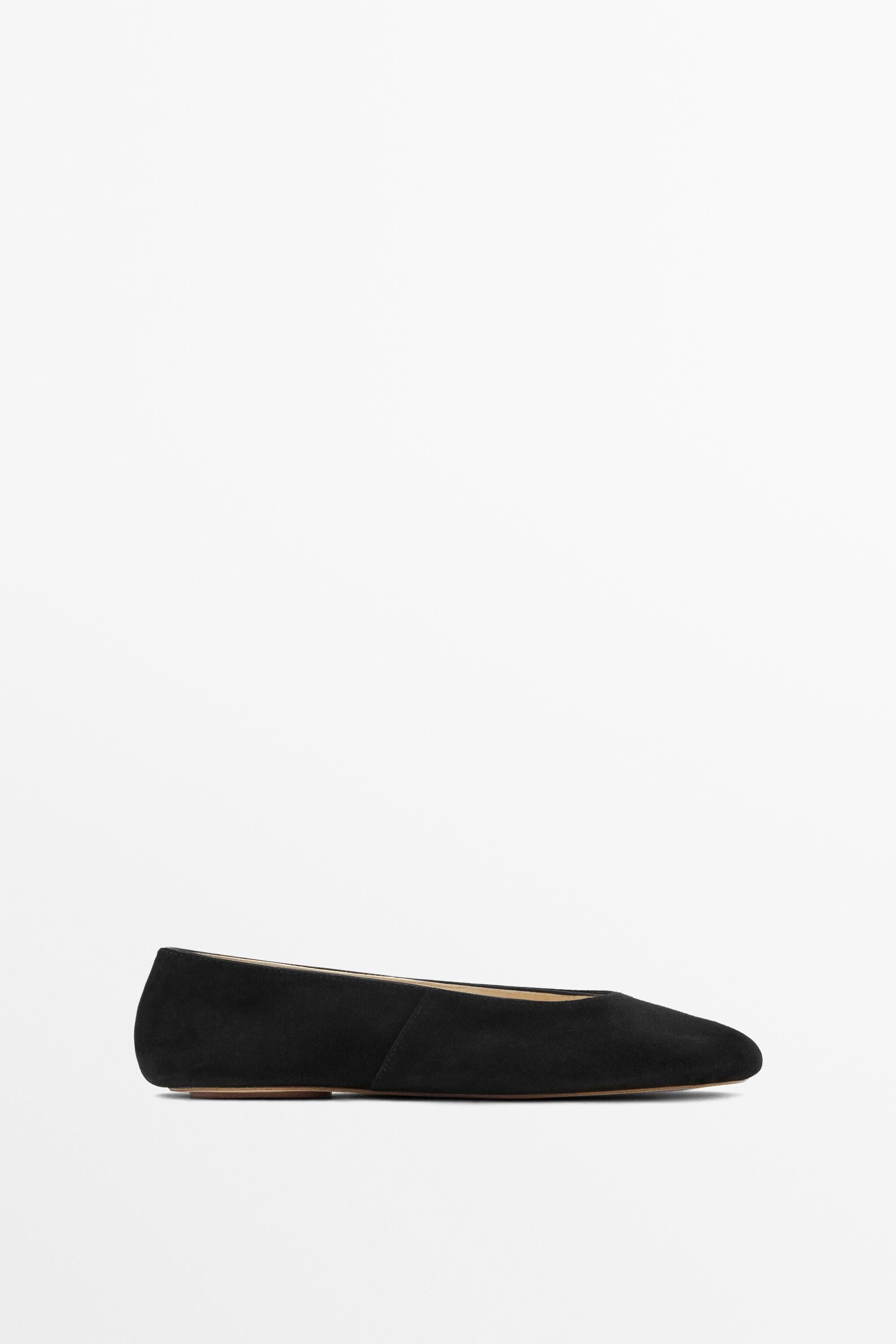Soft leather ballet flats - Limited Edition — BLACK