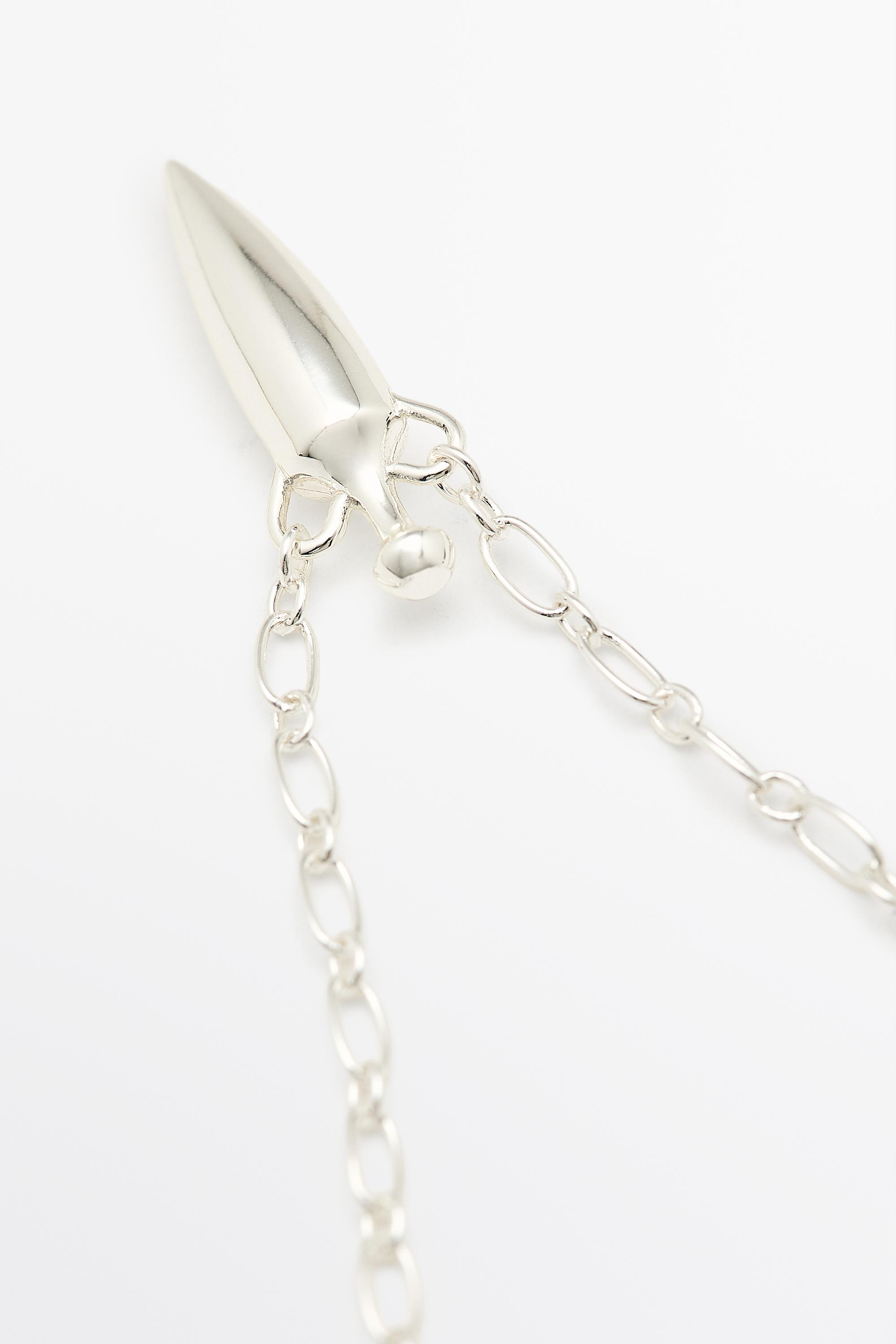 Amphora pendant necklace — SILVER