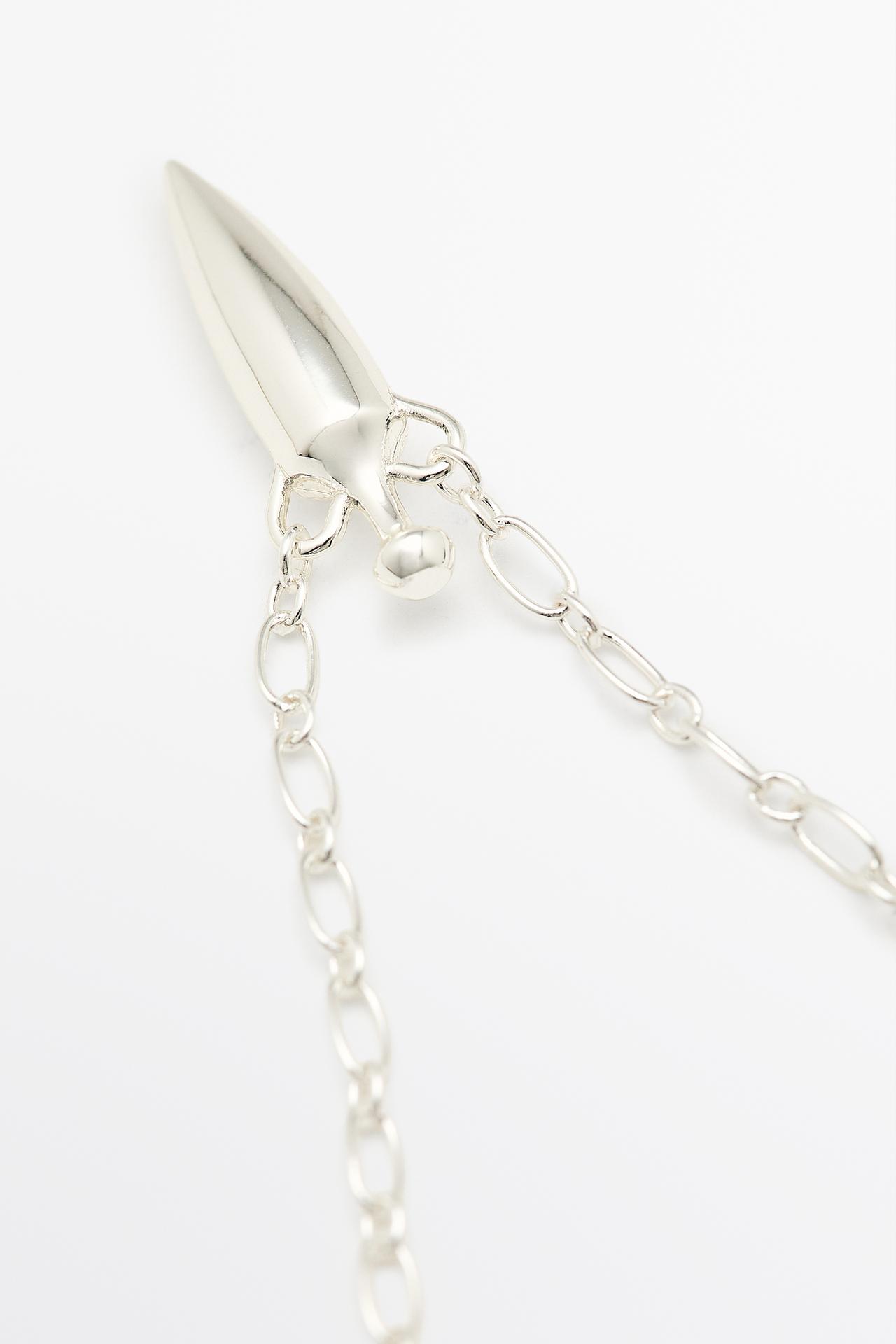 Amphora pendant necklace — SILVER
