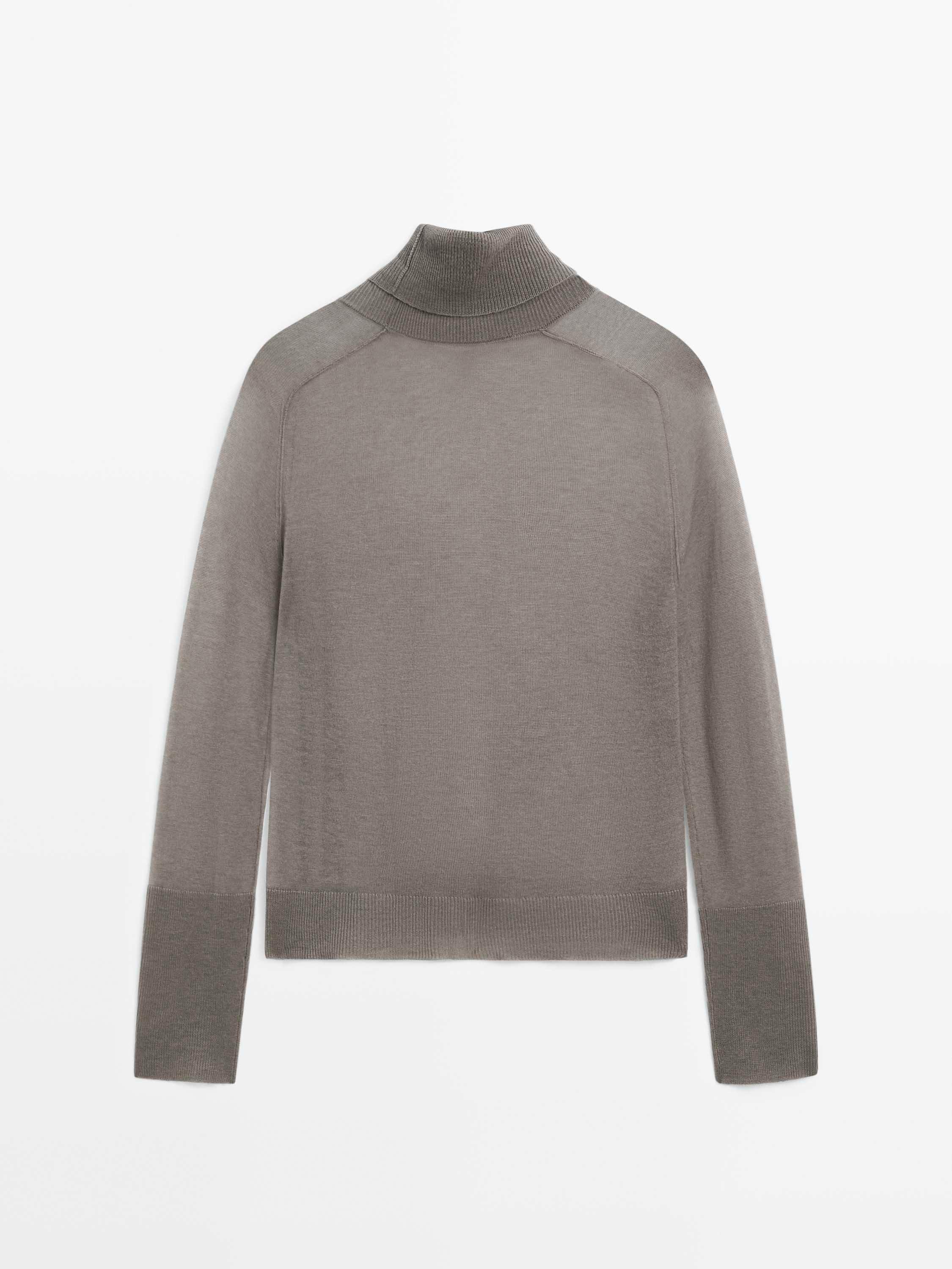 Cropped flowing knit sweater - Studio