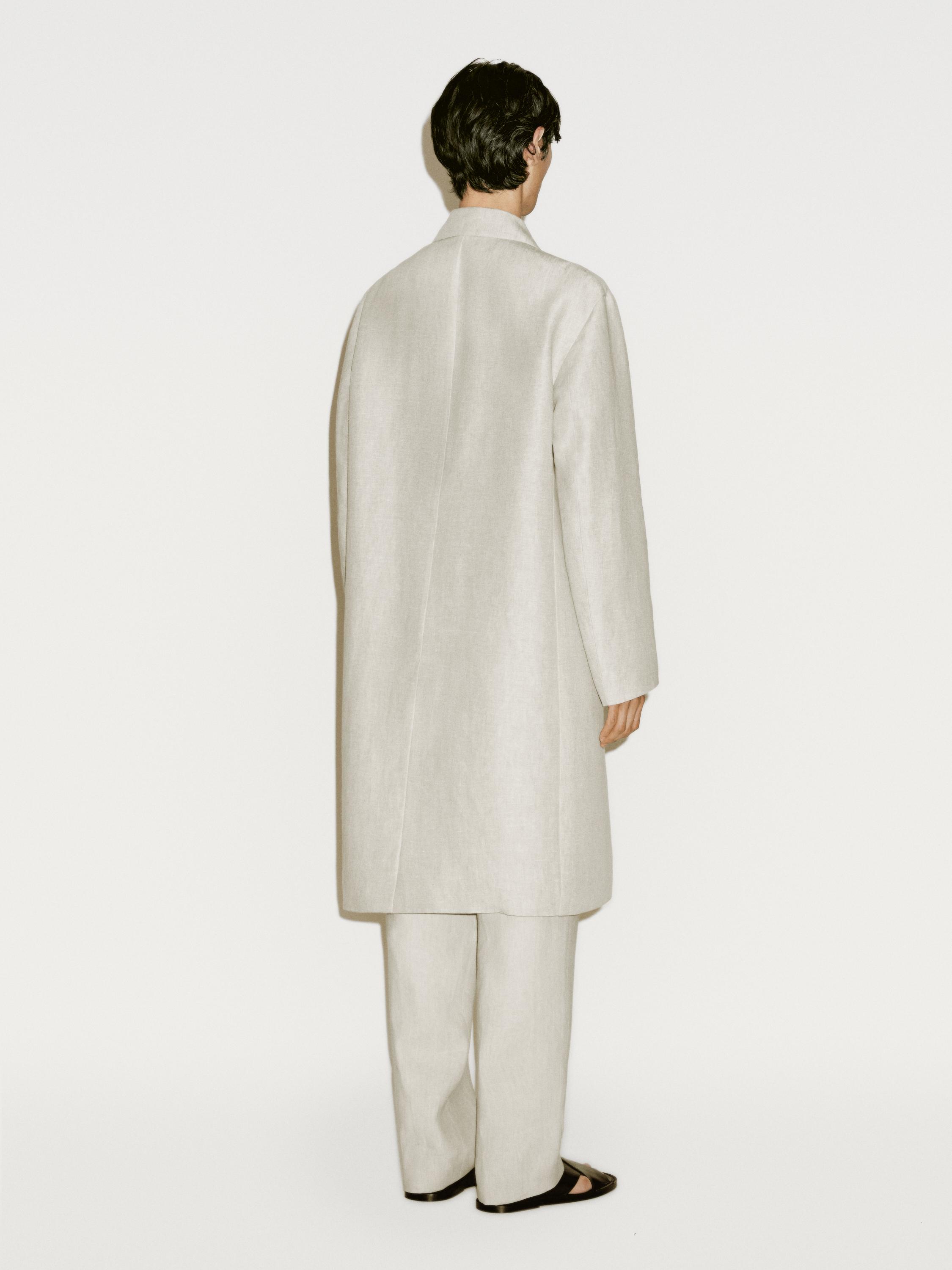 معطف ترنش كتان 100% -  Limited Edition