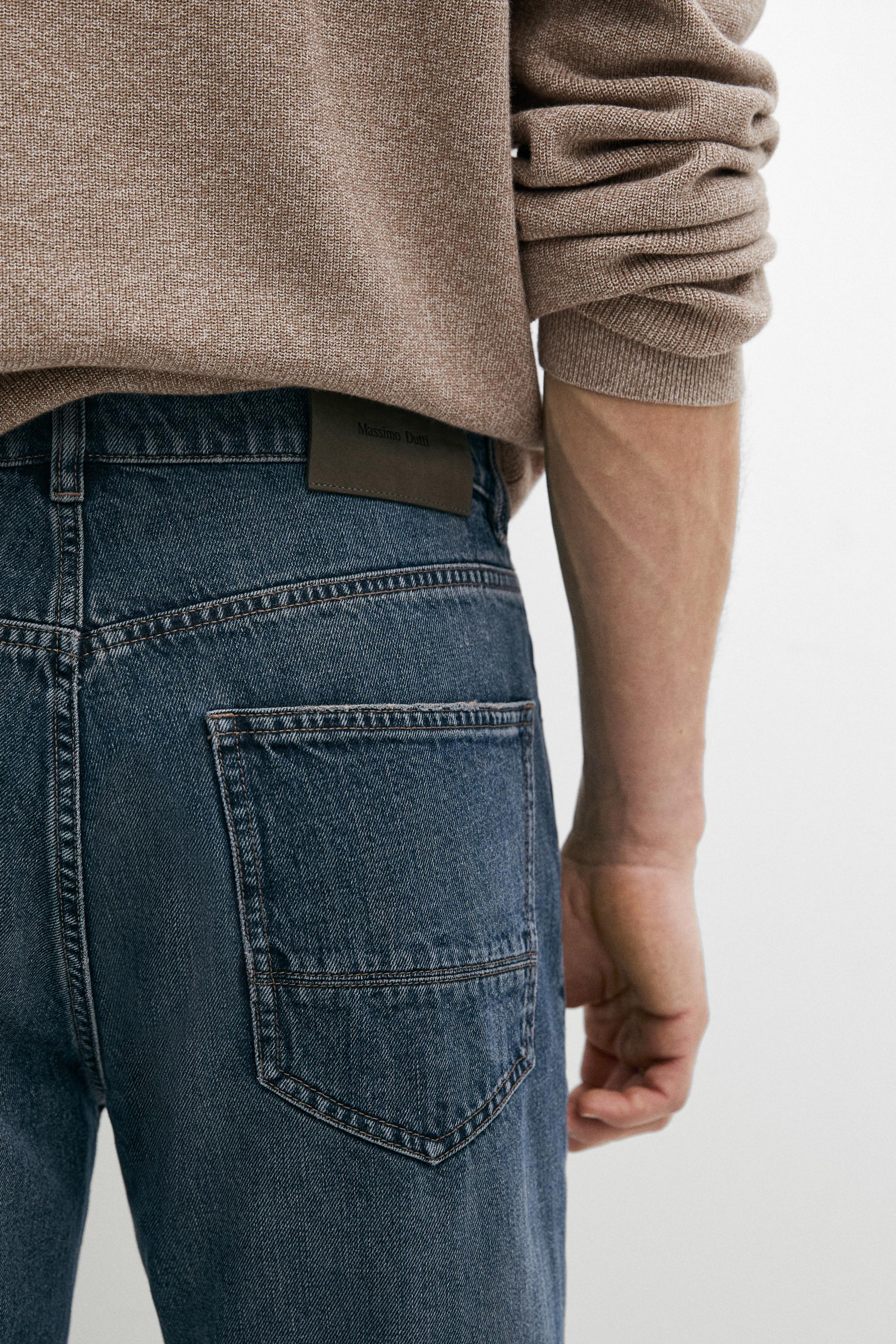 Tapered fit jeans — BLUE