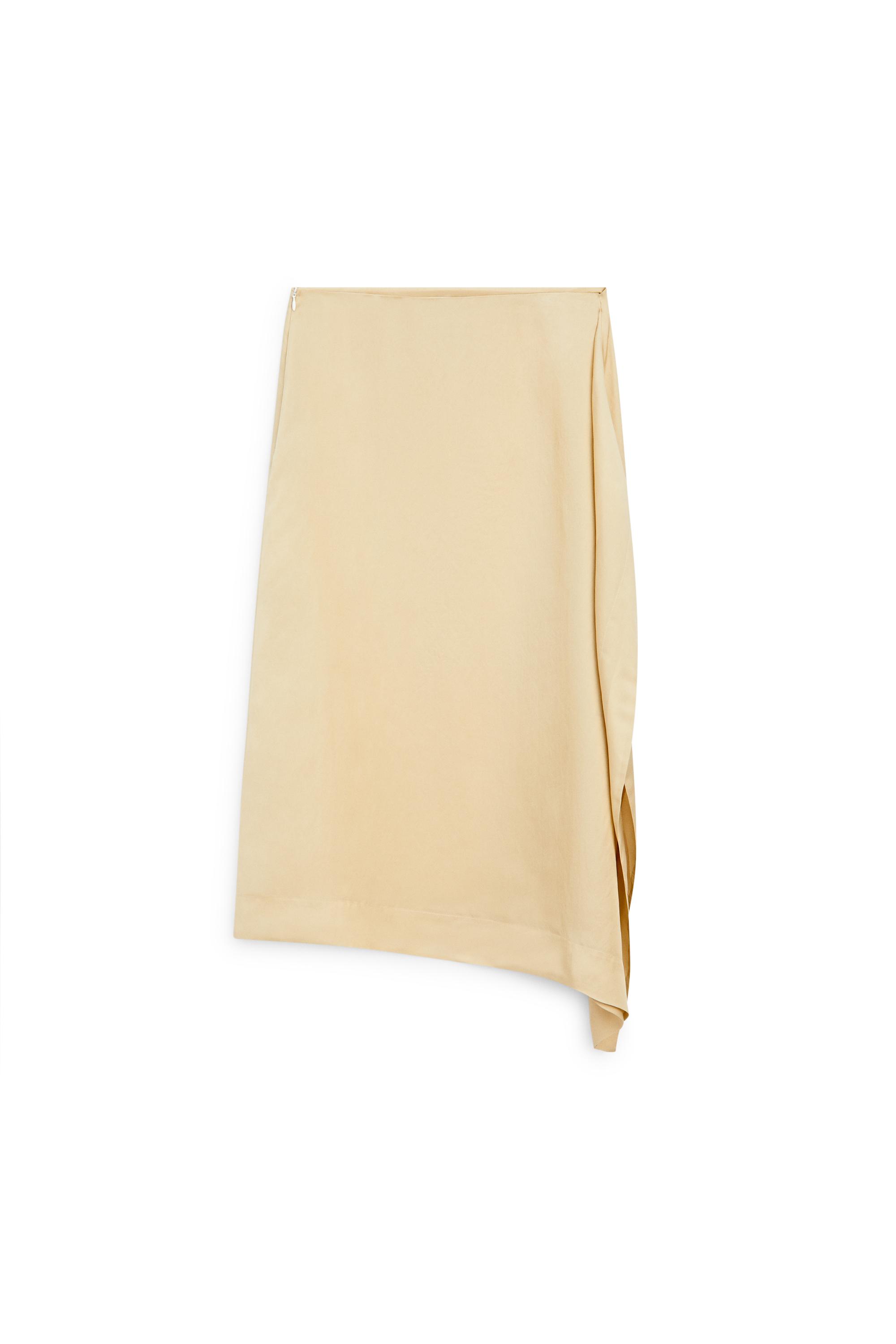 Flowing midi pareo skirt - LIMITED EDITION — MUSTARD YELLOW