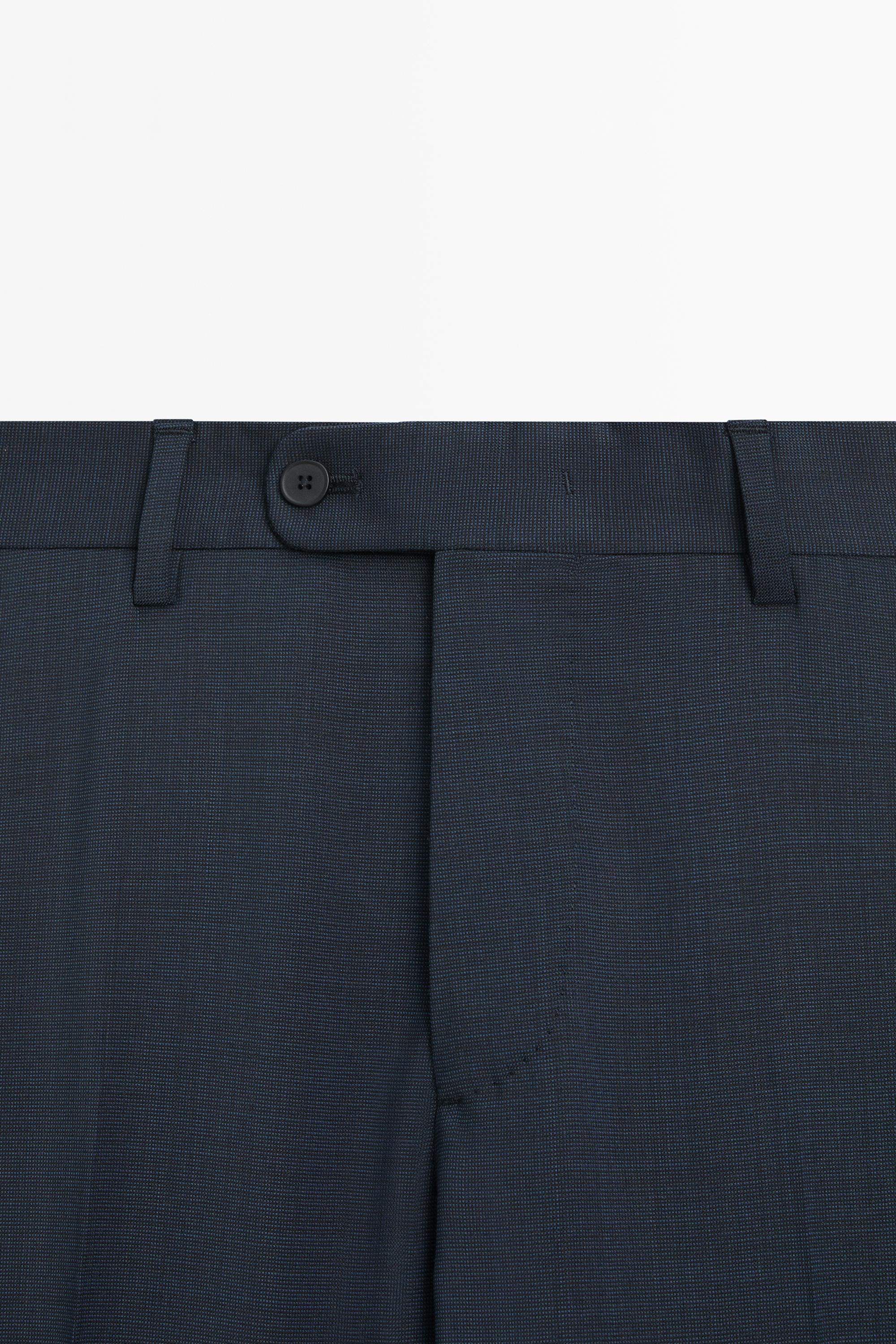Cold wool suit trousers — BLUE