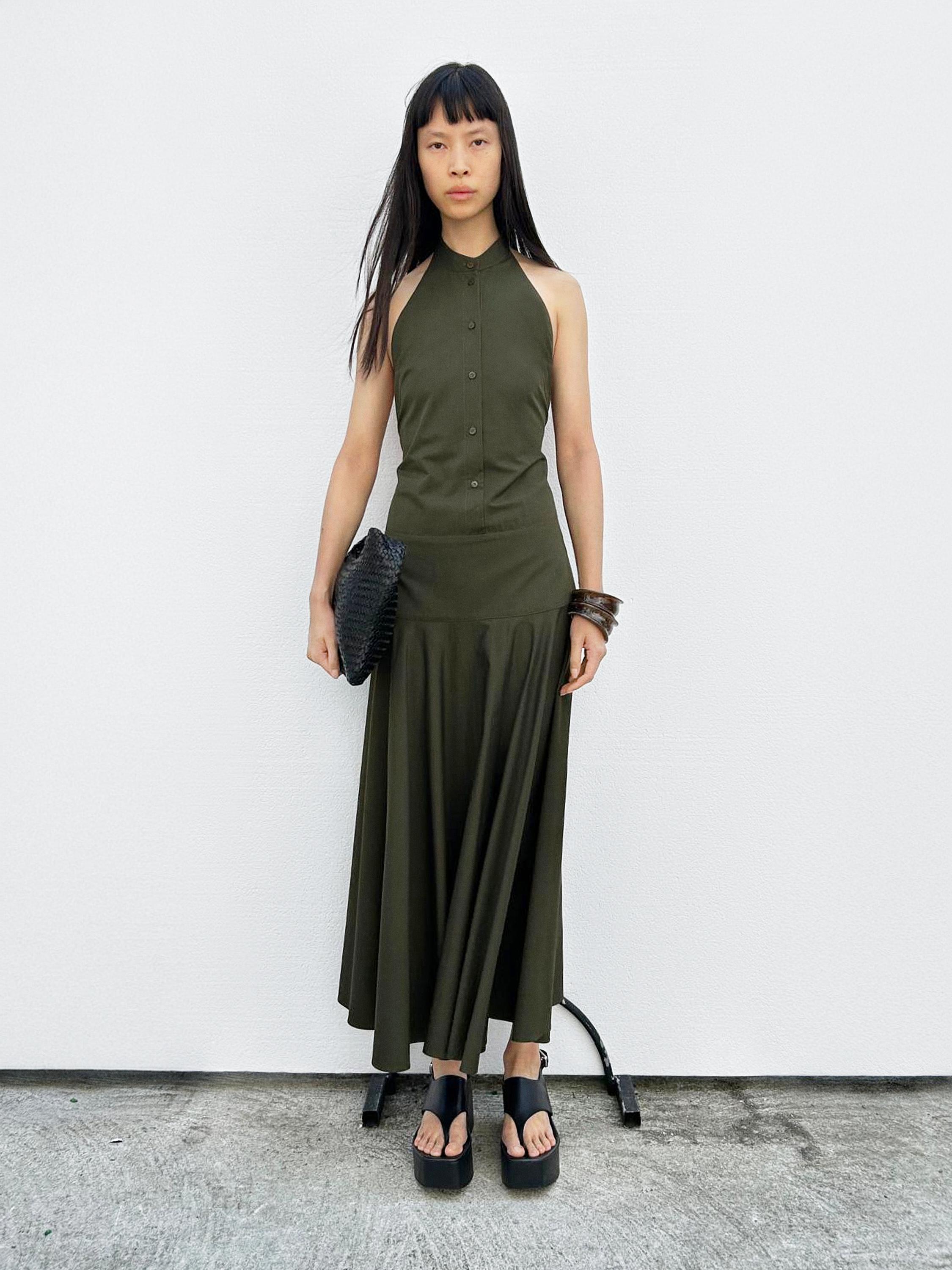 LOOKBOOK-PARIS-3 BOTTLE GREEN