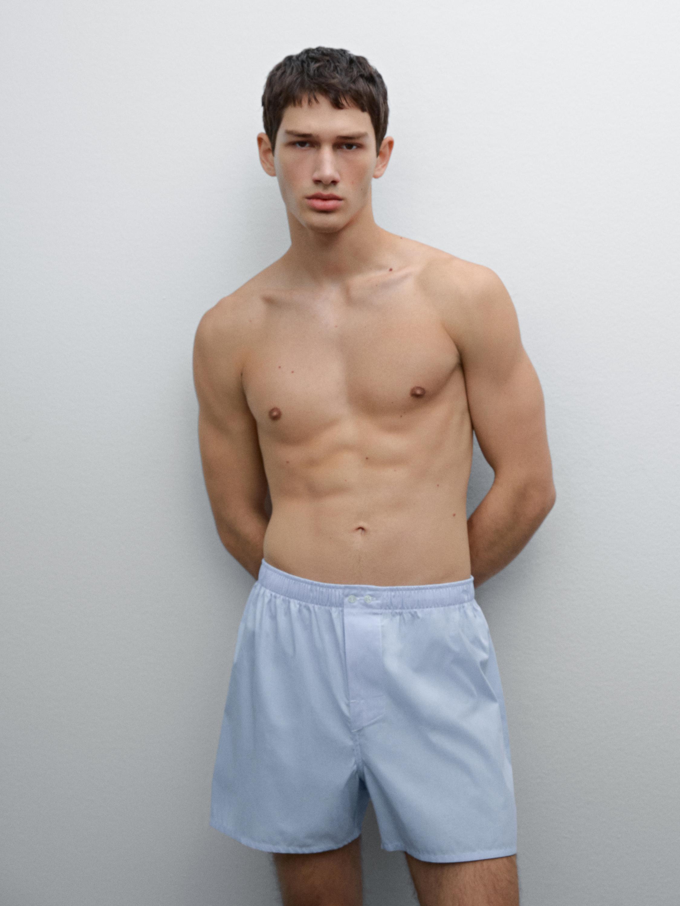 Gingham mini boxers