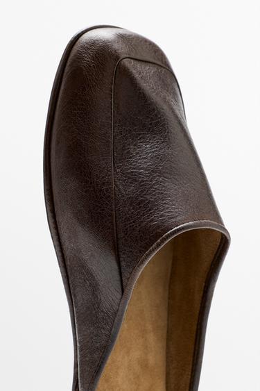 Soft leather mules - STUDIO — BROWN 6