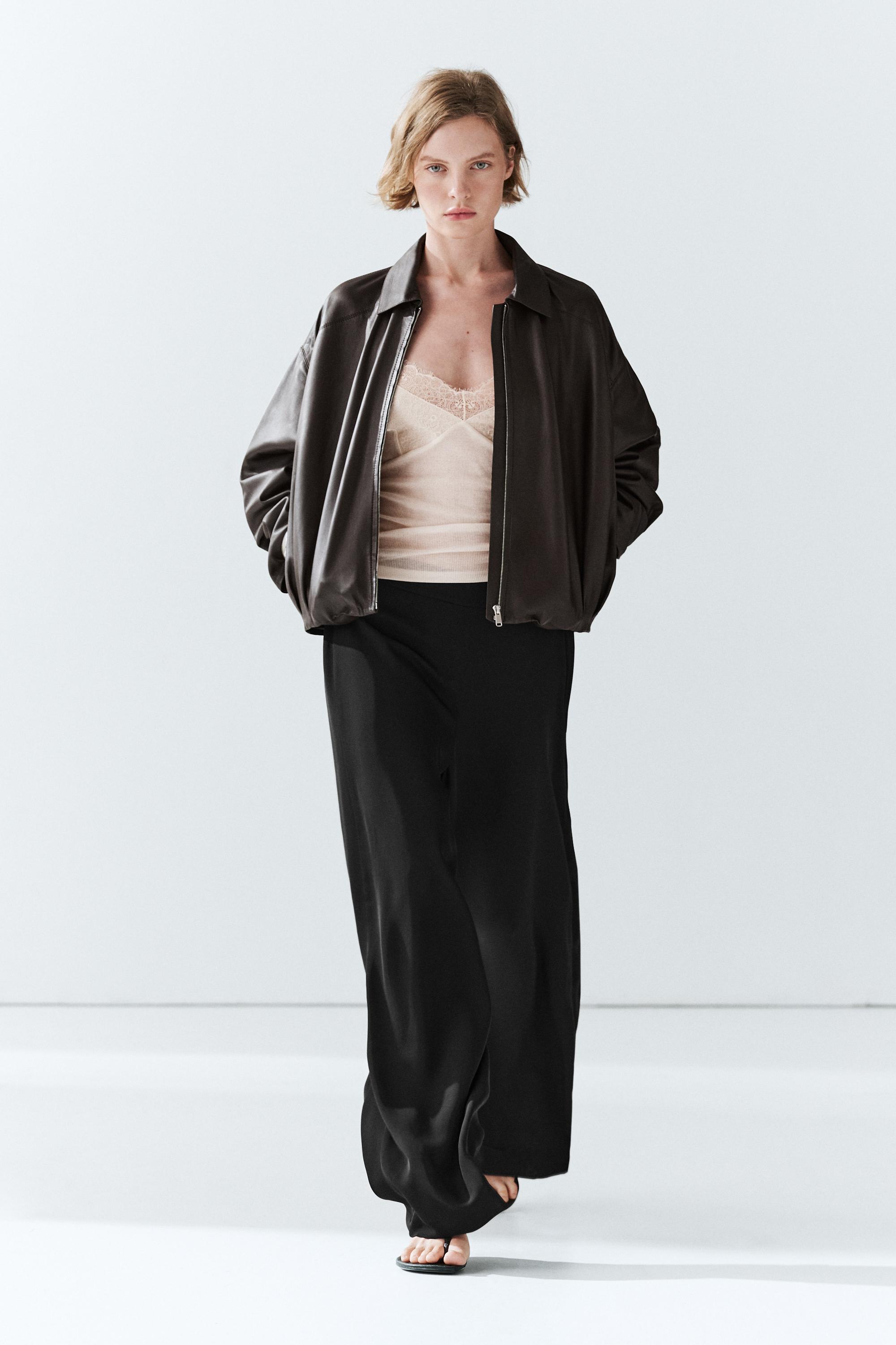 Straight-leg flowing pants
