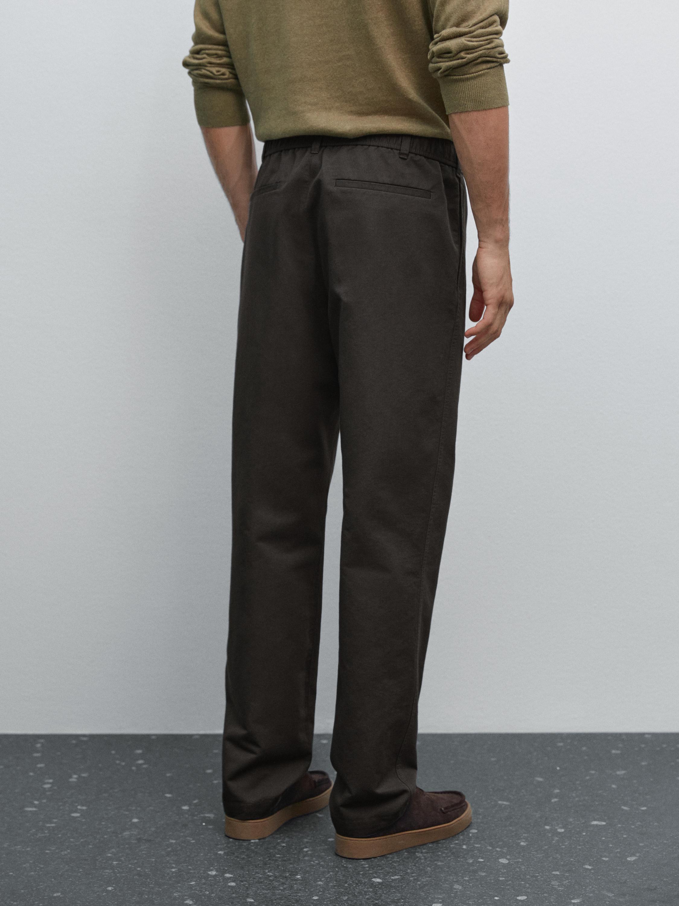 Cotton blend joggers