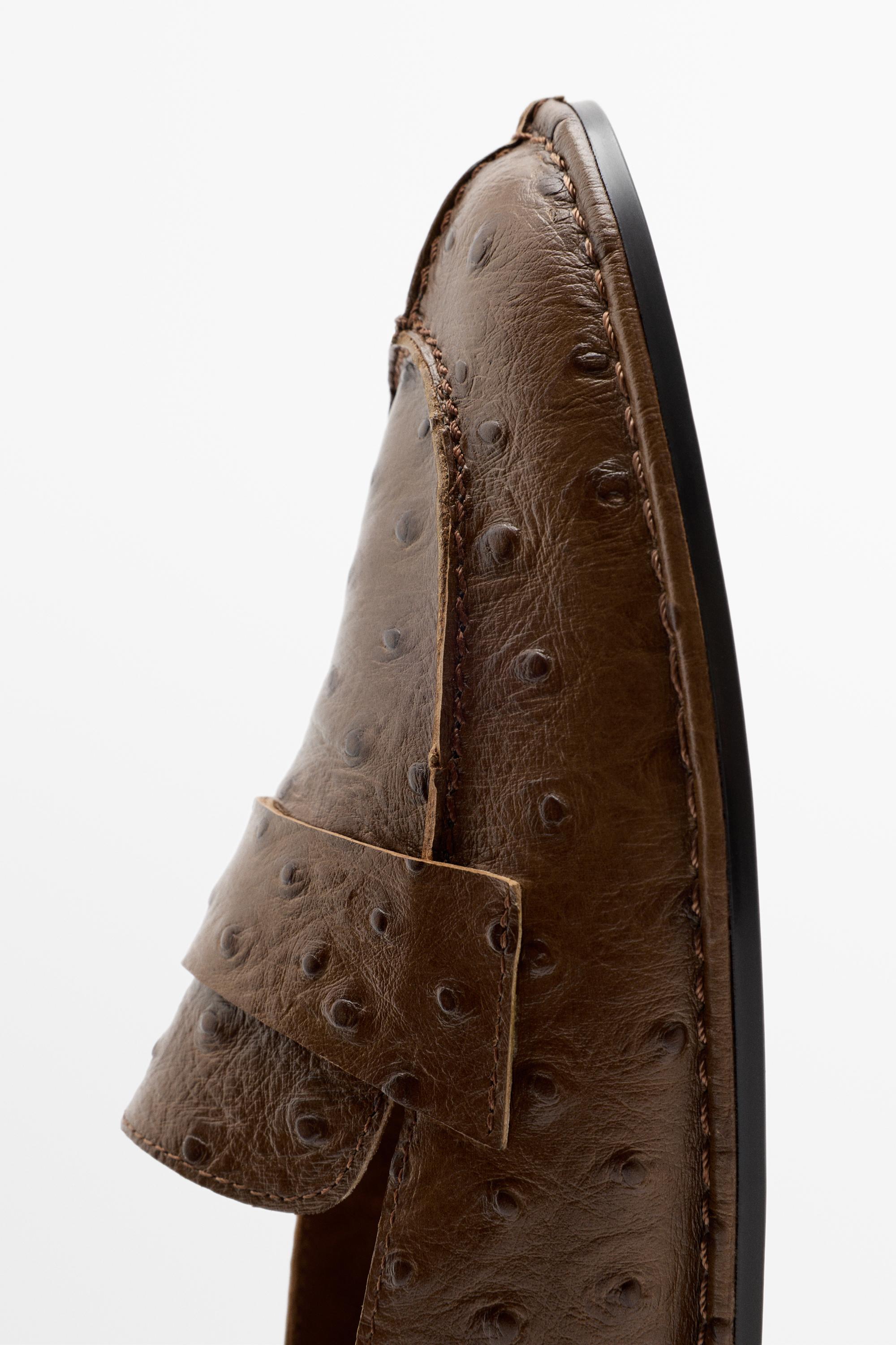 Embossed leather loafer - thumbnail 5