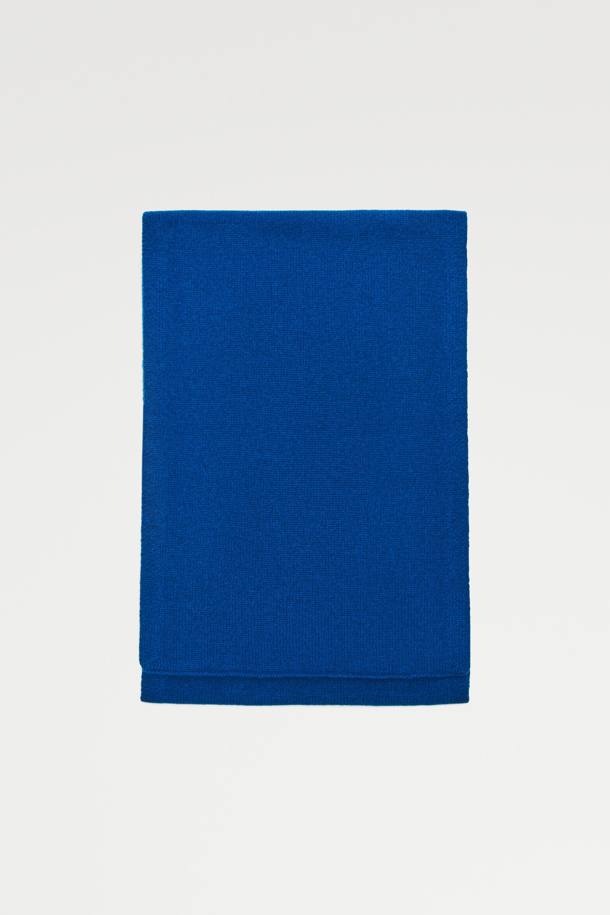 100% cashmere scarf — INK BLUE