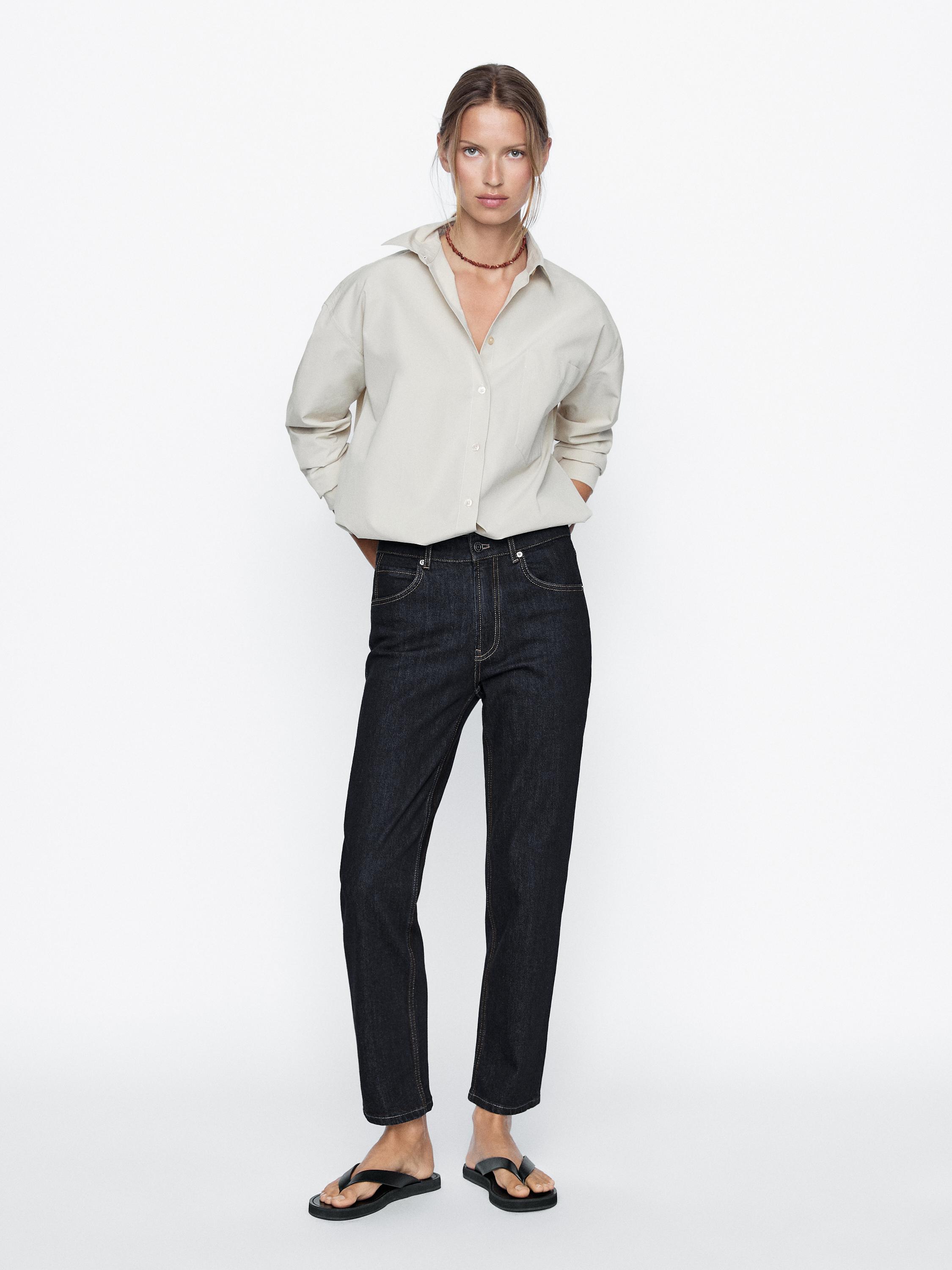 Mid-rise slim fit jeans