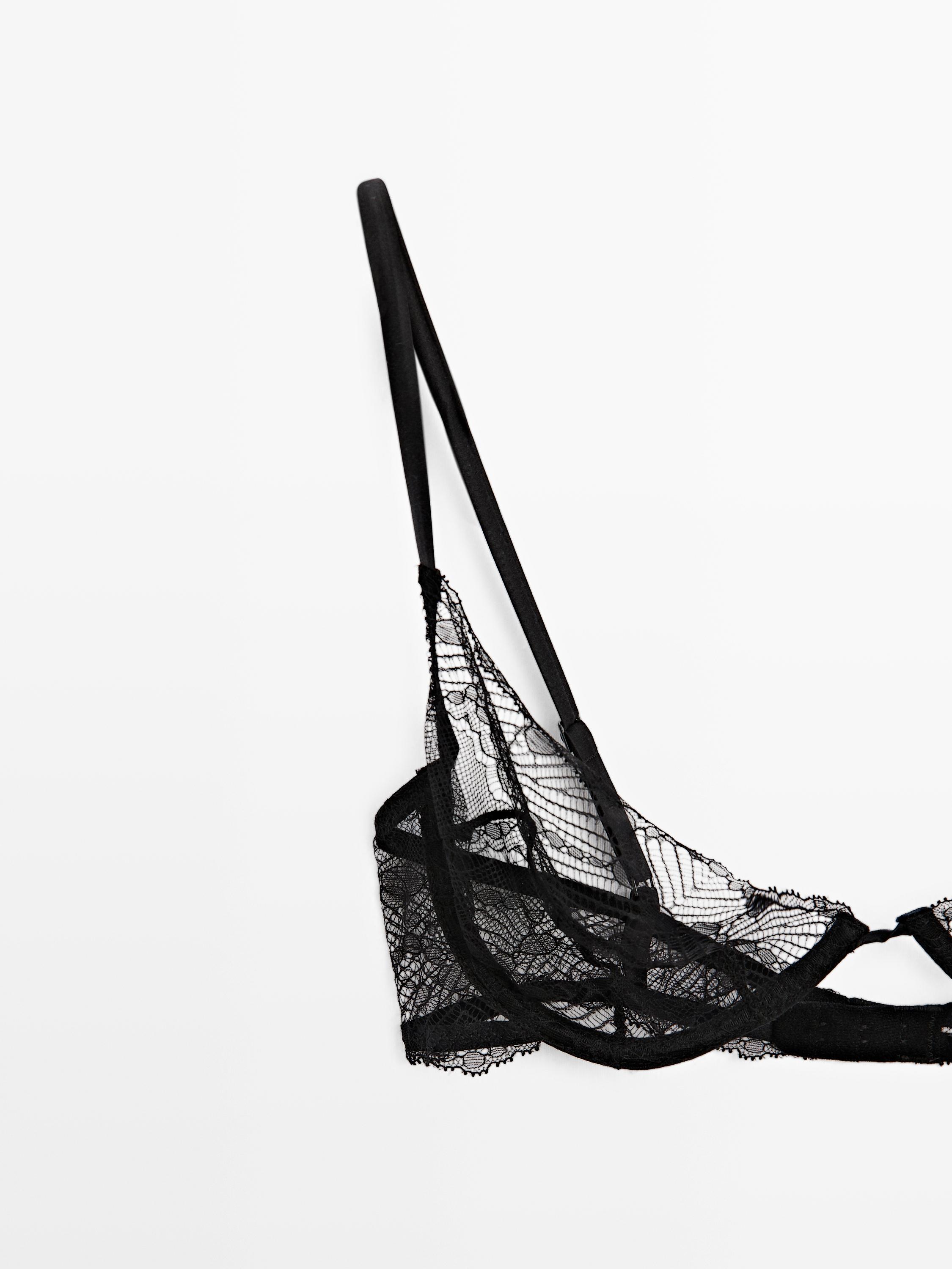 Soutien-gorge à armatures en dentelle
