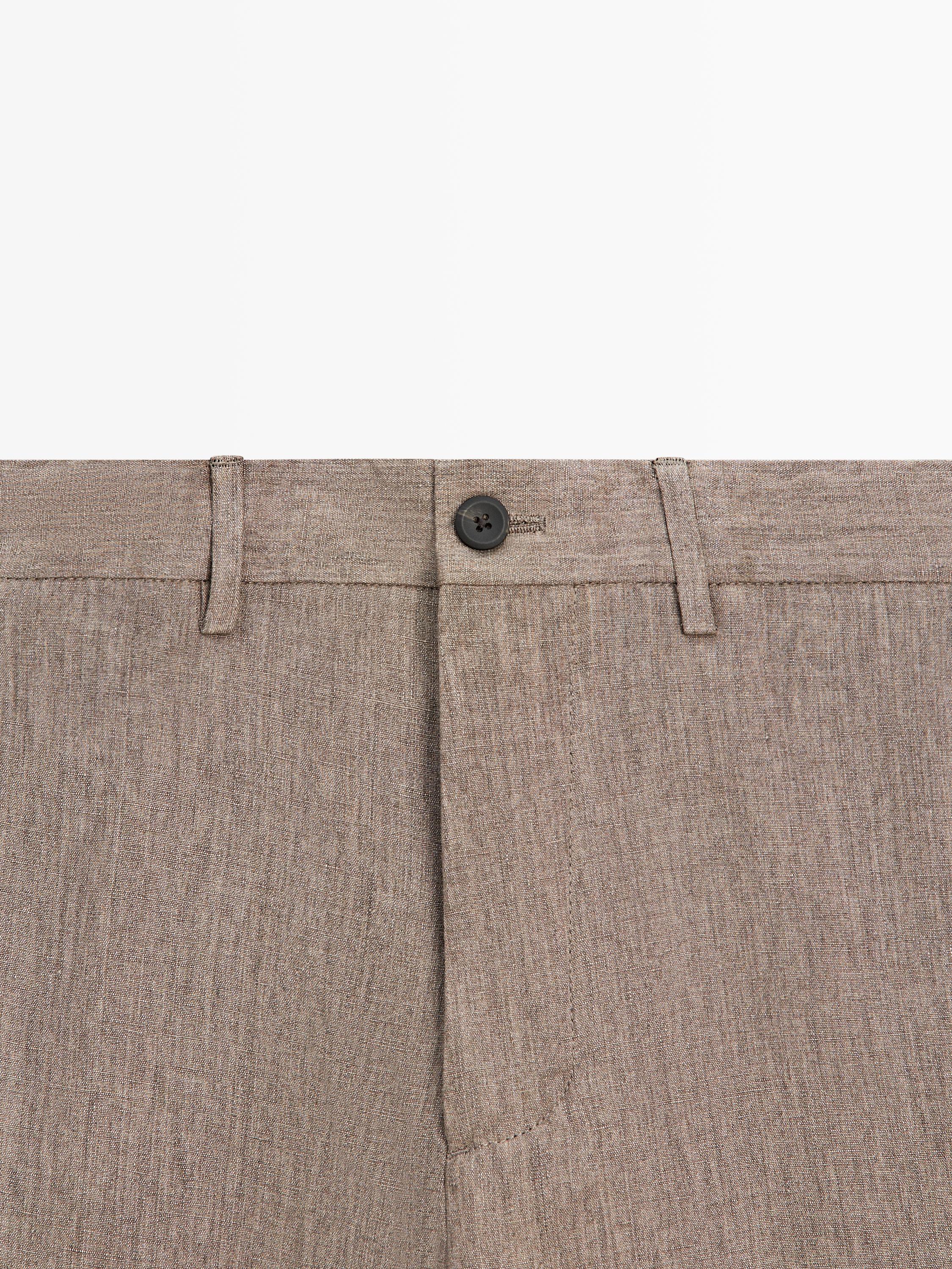 Linen suit trousers — OCHRE
