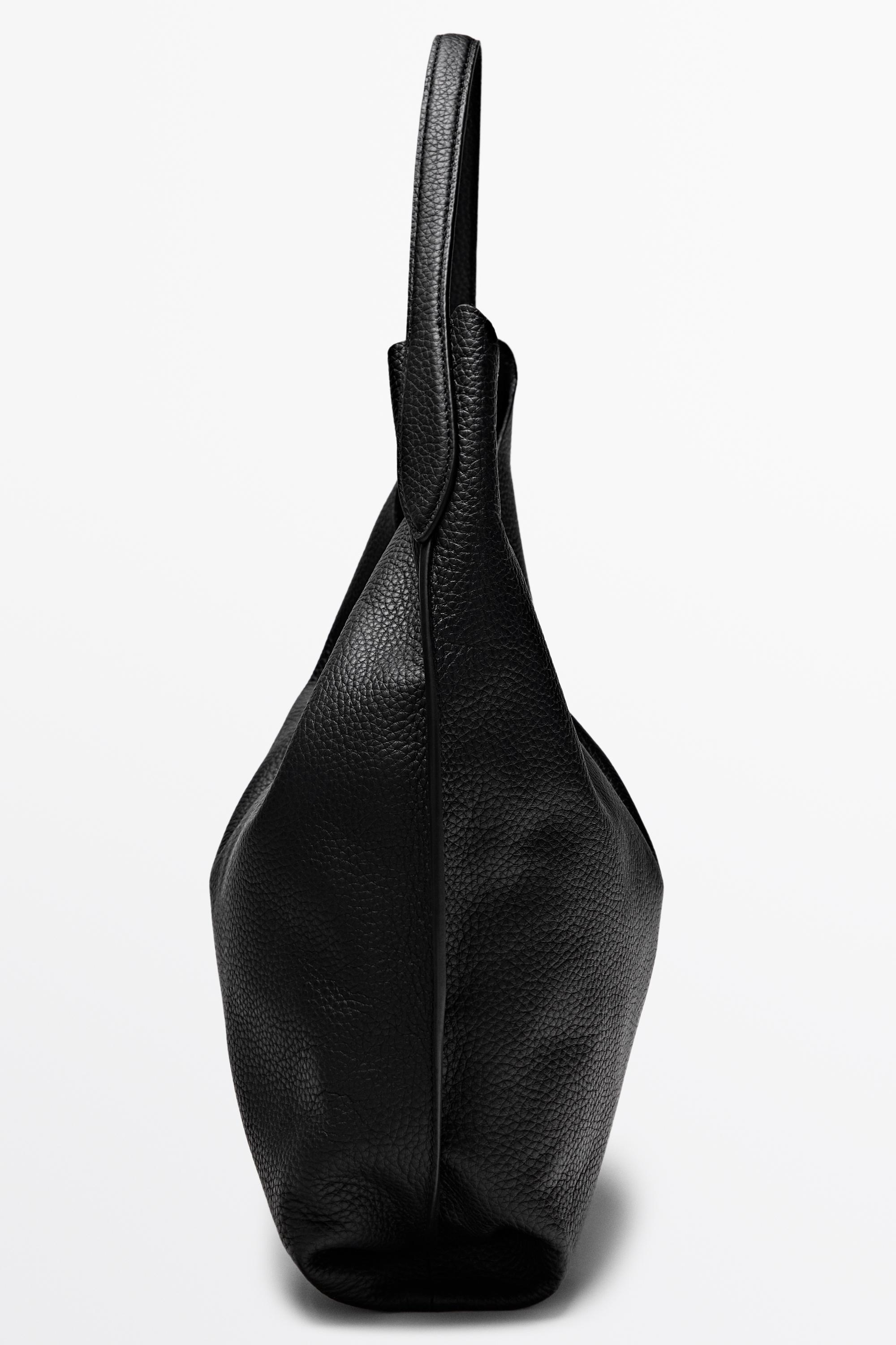 Bolso medium de hombro piel napa