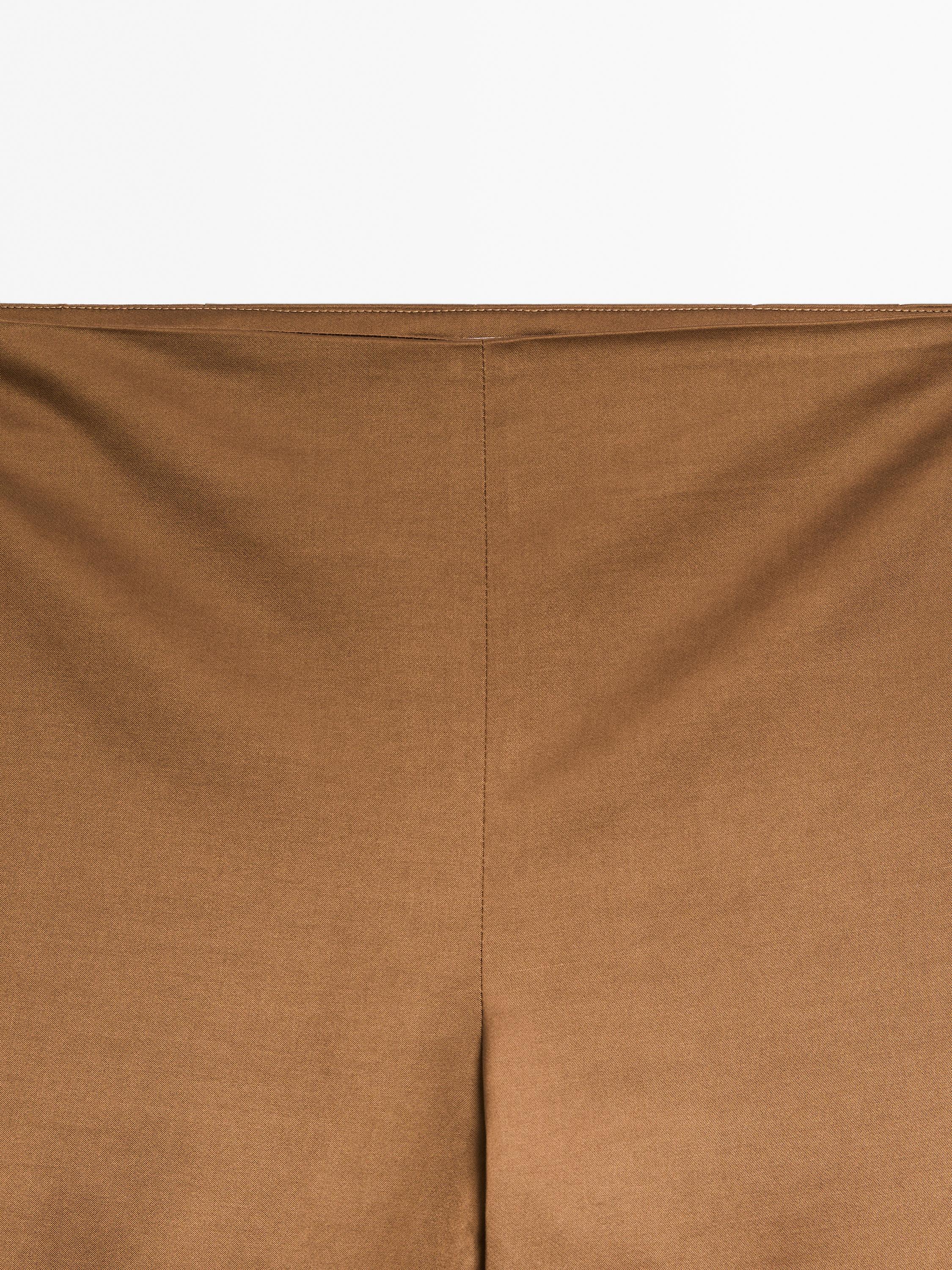 Satin flare fit trousers - Studio