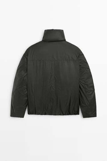 Down jacket with toggle detail — ANTHRACITE GREY 6