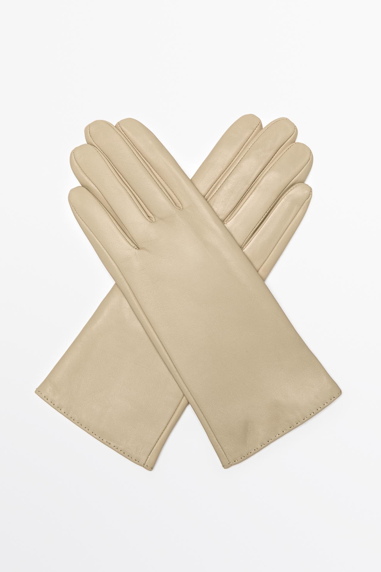 Nappa leather gloves — Vanilla