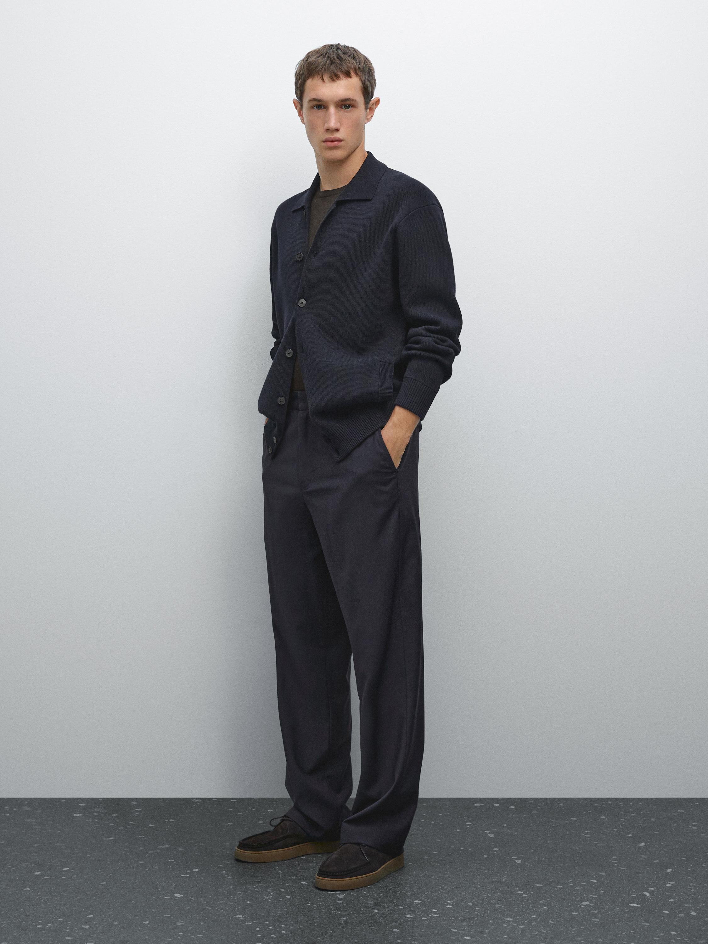 100% cotton knit cardigan