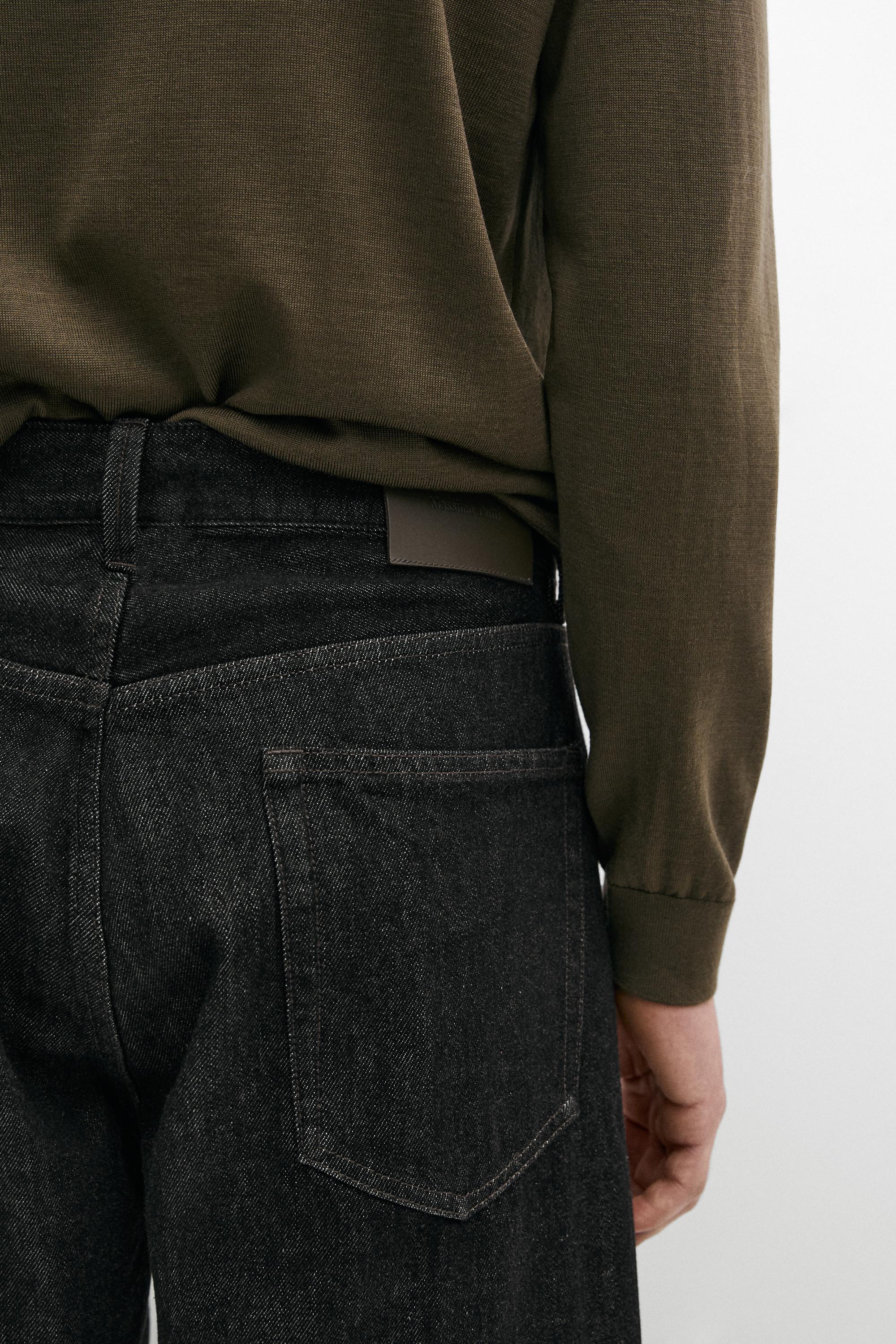 Selvedge fit jeans — BLACK