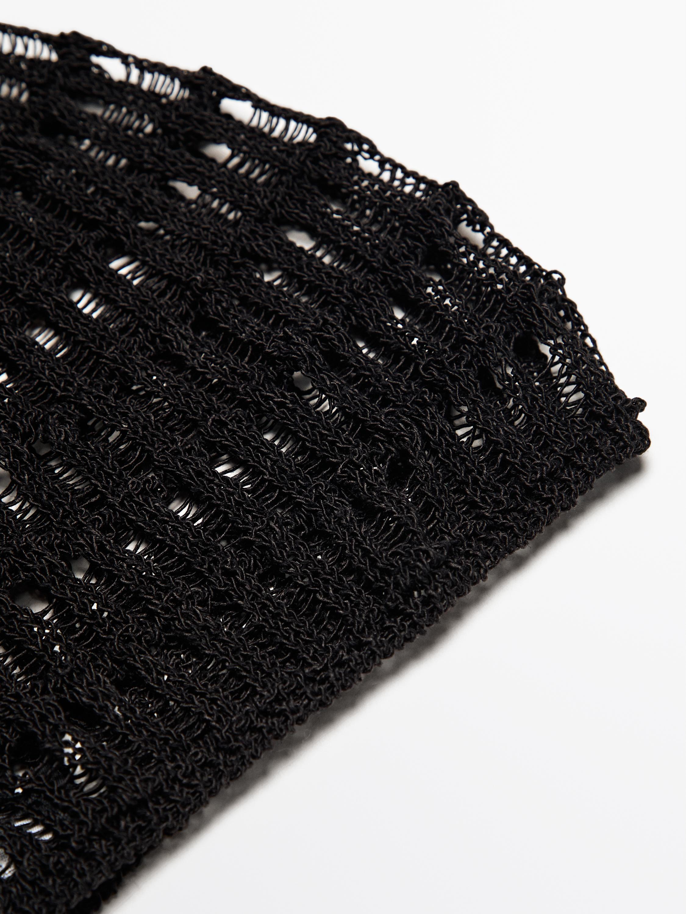 Bonnet ajouré crochet