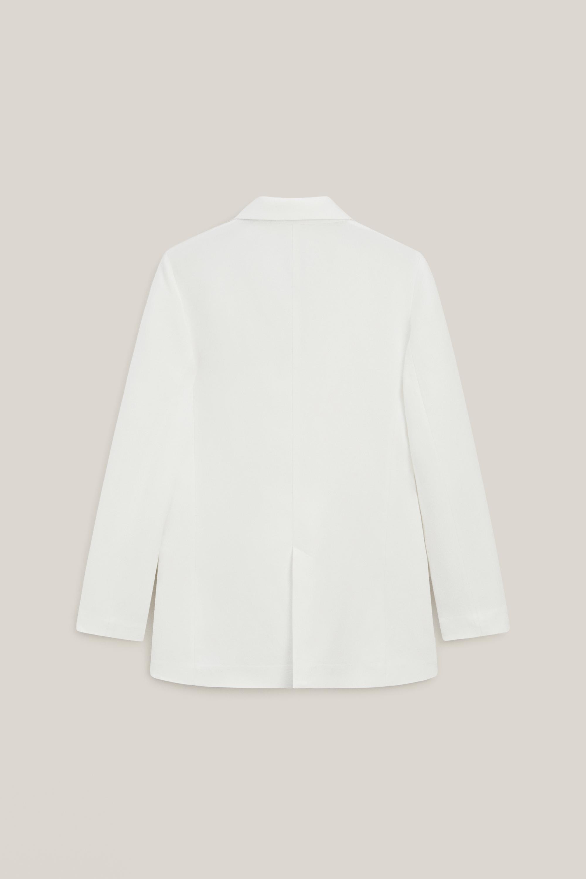 Flowing linen blend blazer - LIMITED EDITION — Off white