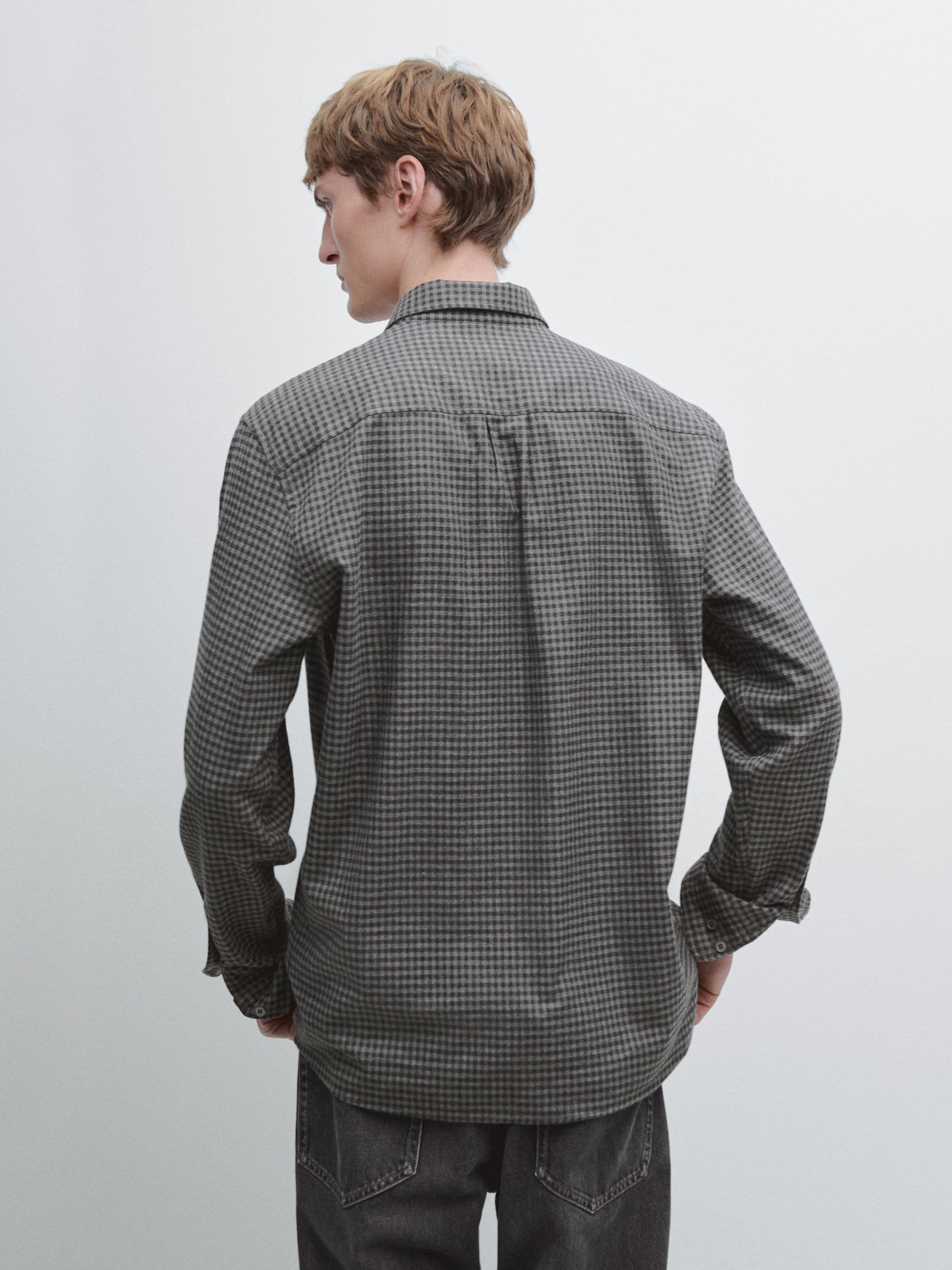 Regular fit check shirt