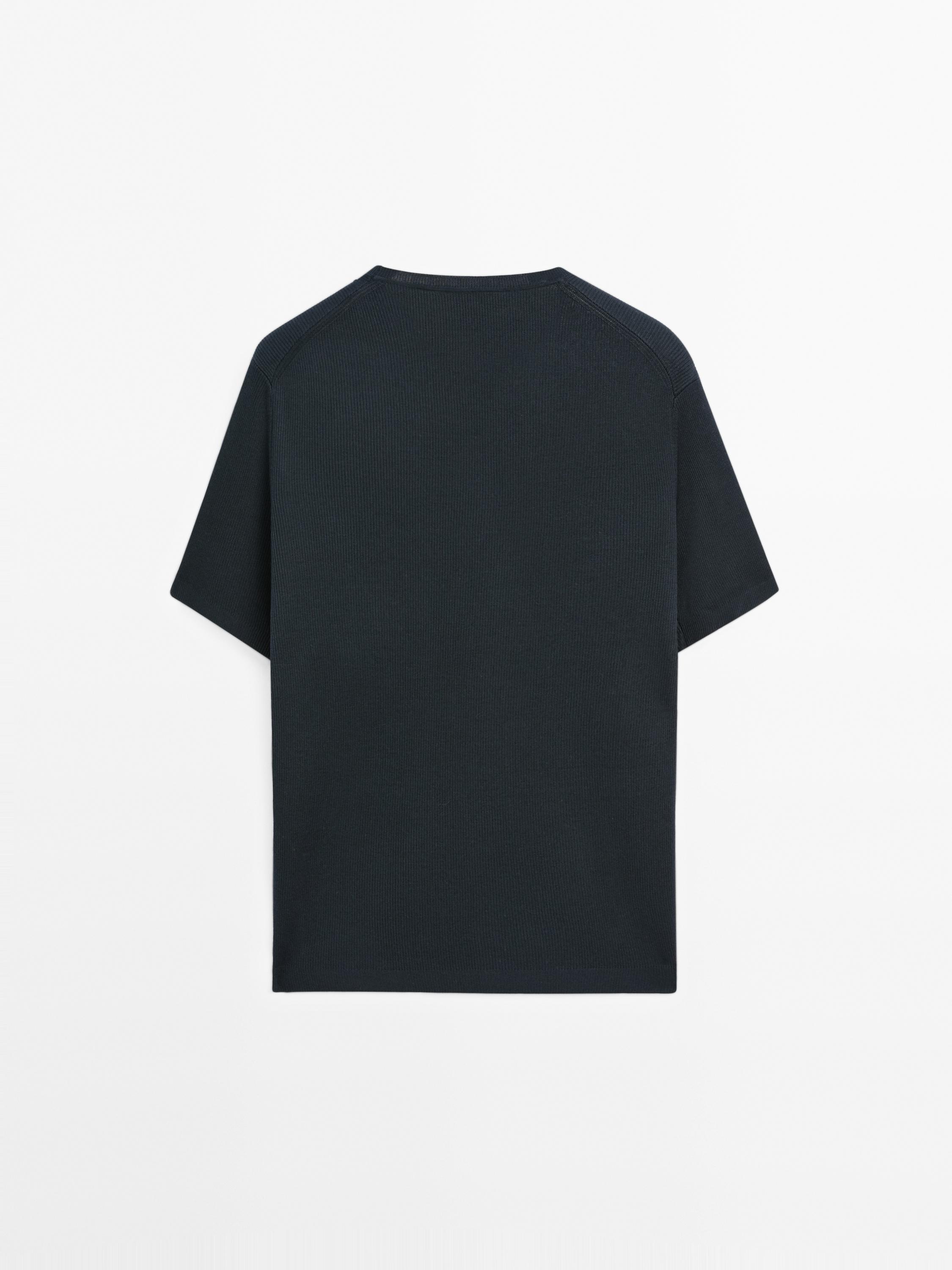 100% cotton short sleeve knit sweater