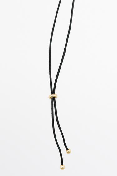 Long necklace with irregular pieces — GOLDEN 5