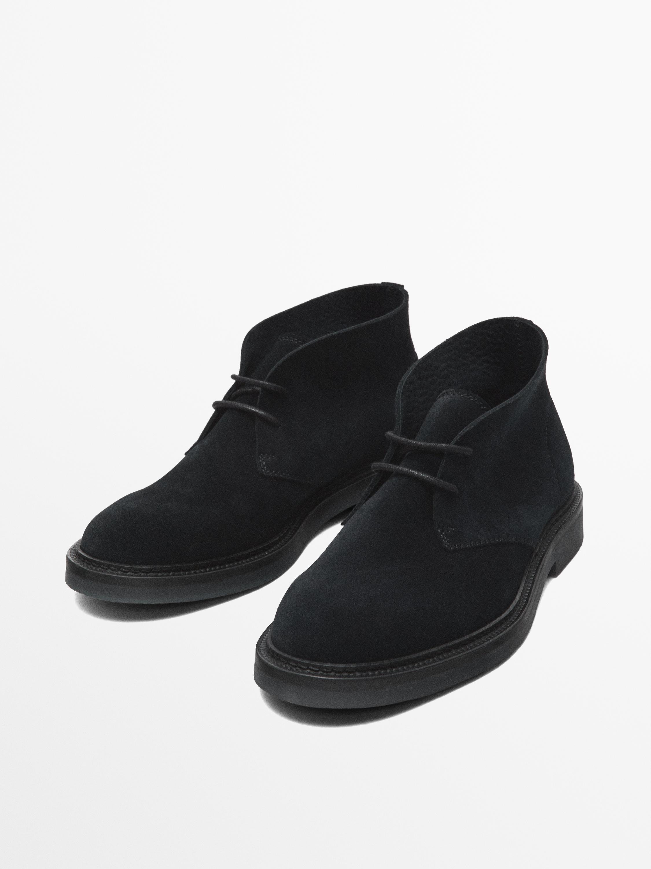 Massimo dutti suede boots best sale