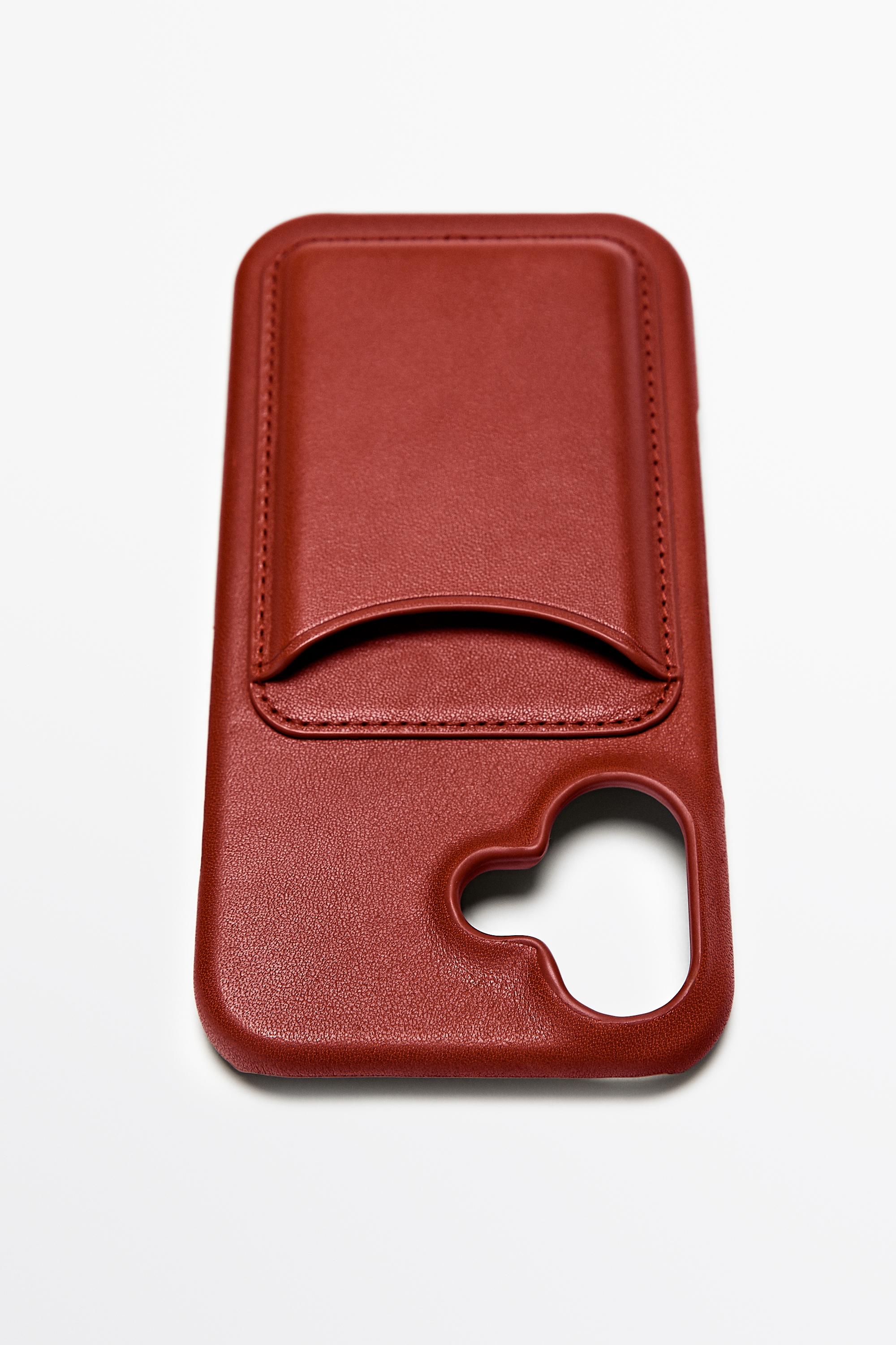 Massimo Dutti Napa deri iPhone 17 kılıfı görsel 3