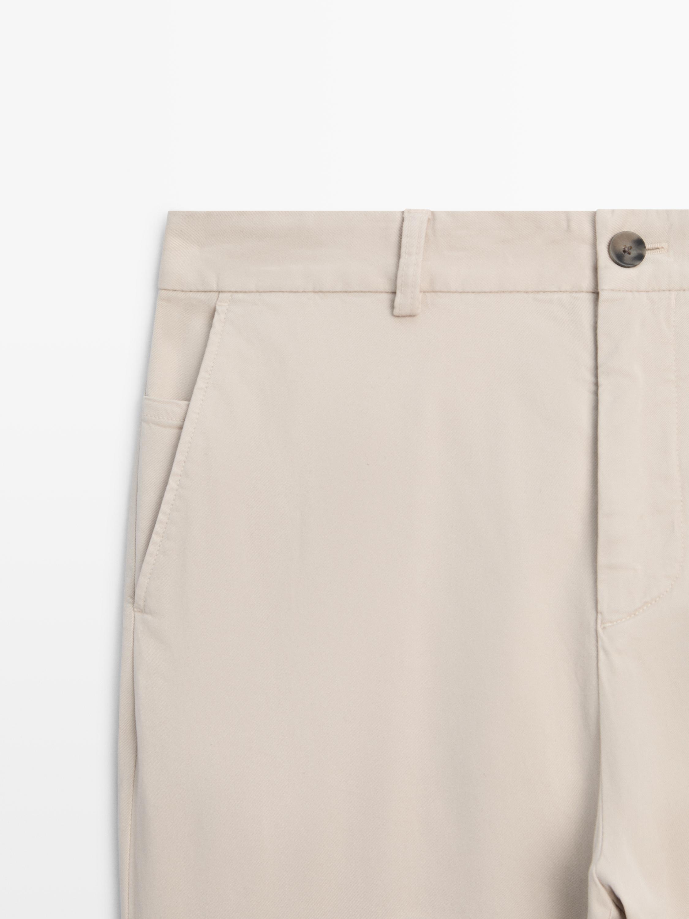 Jogger fit trousers — BEIGE