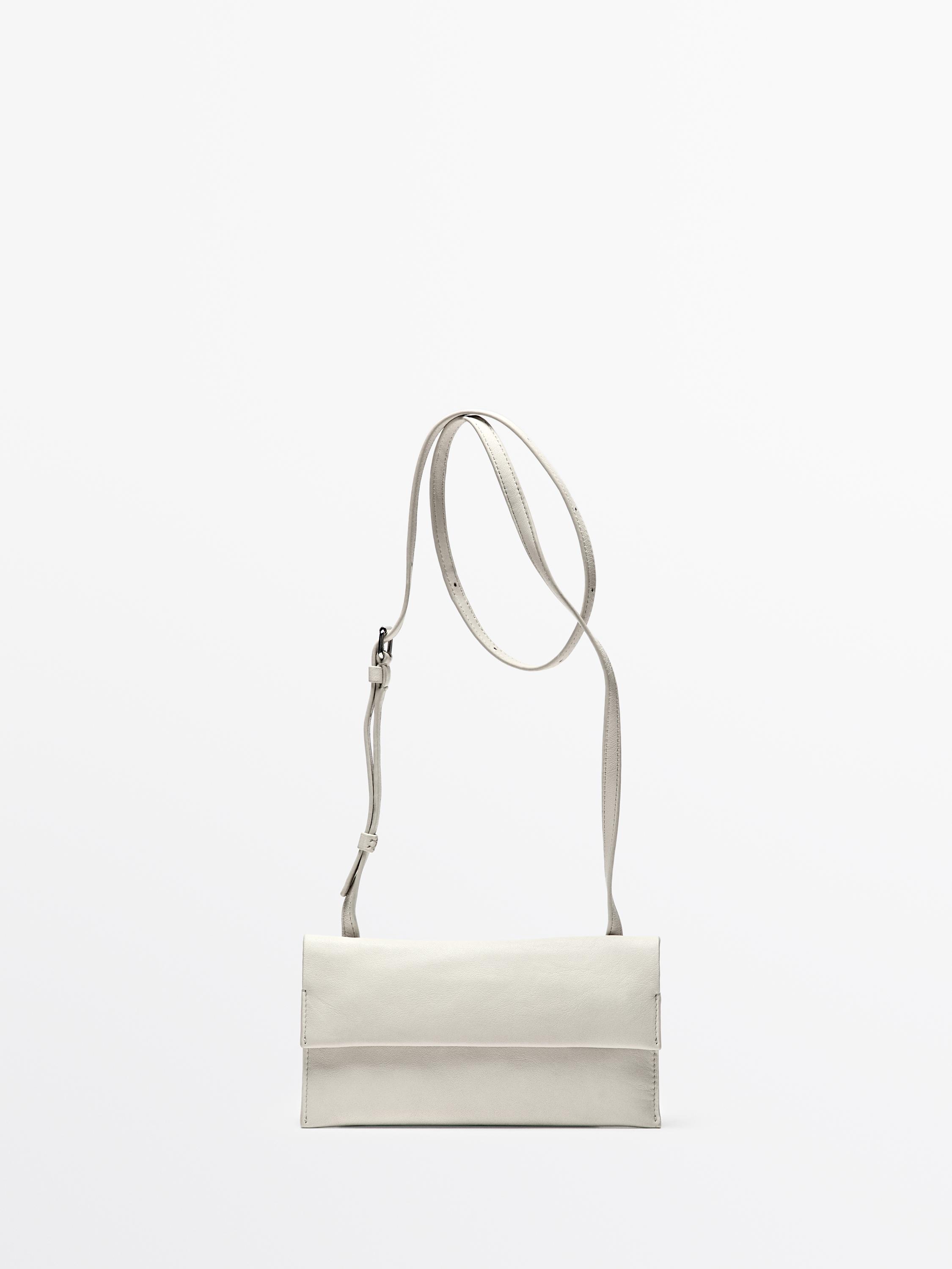 Nappa leather mini crossbody bag