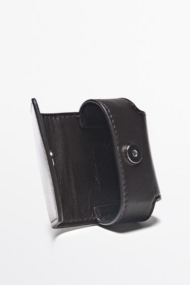 Nappa leather AirPods case — BROWN 3