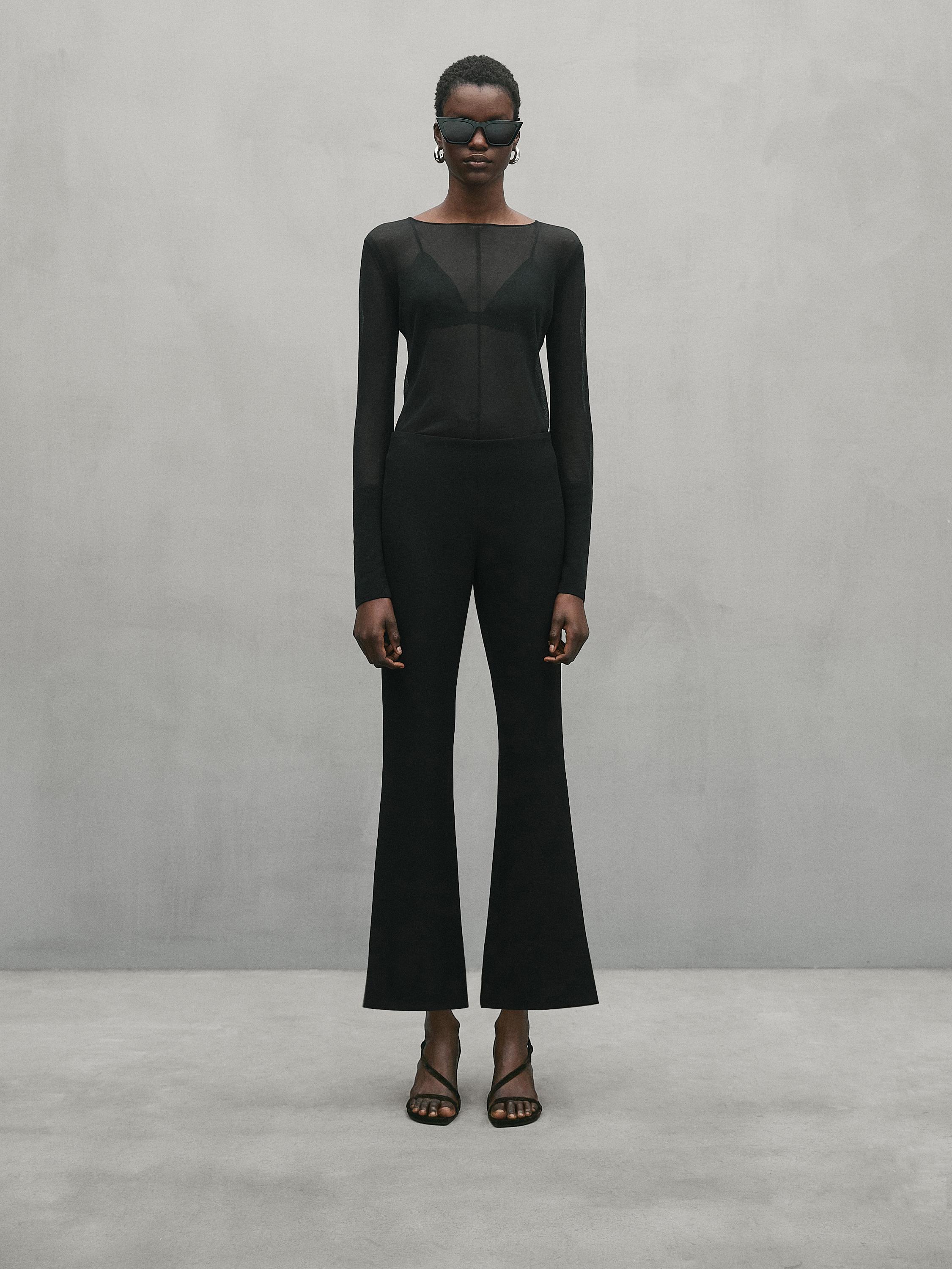 Cropped flared trousers - Studio