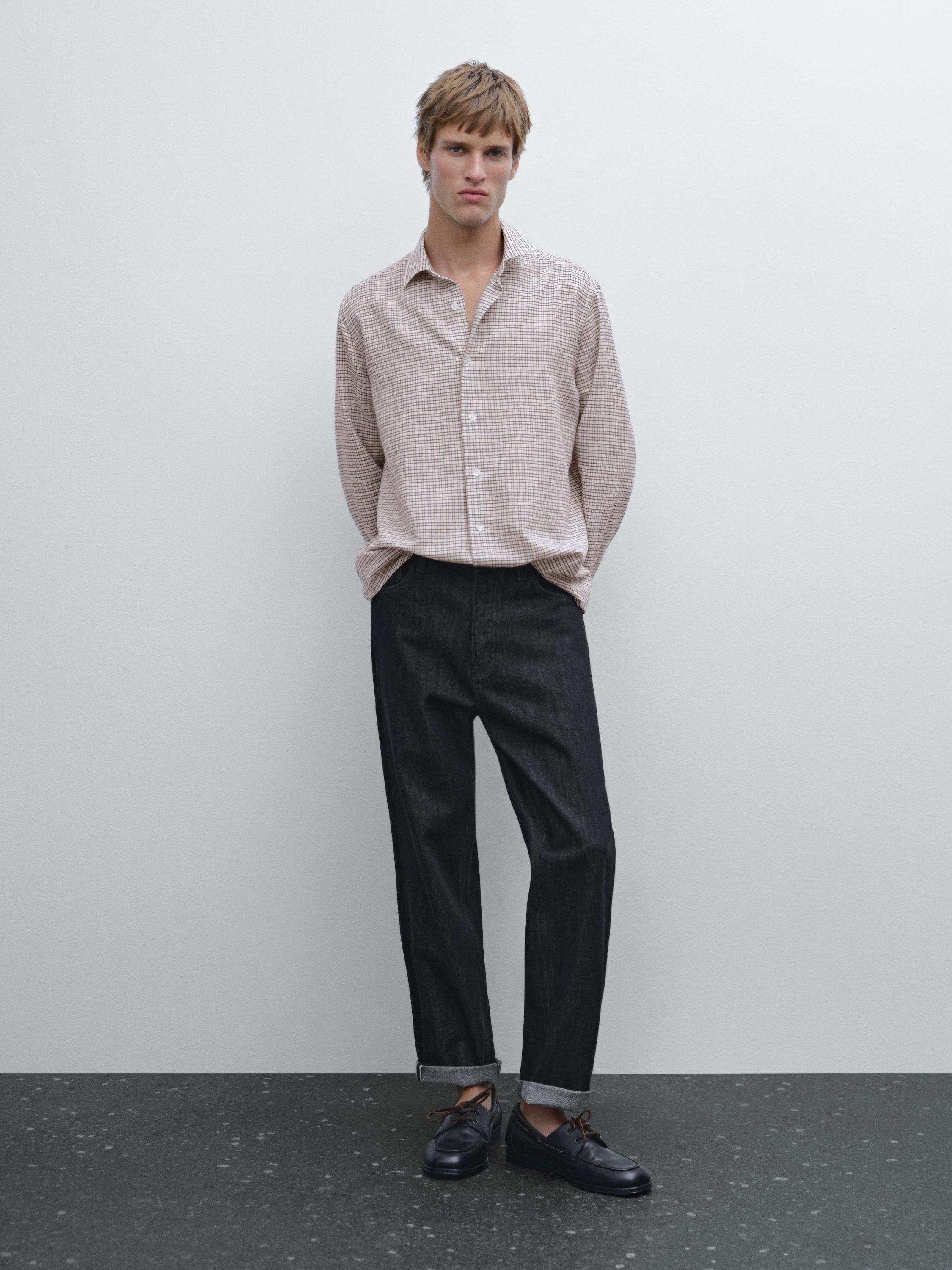 Chemise à carreaux regular fit