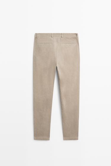 Slim fit corduroy pants — MOLE BROWN 6