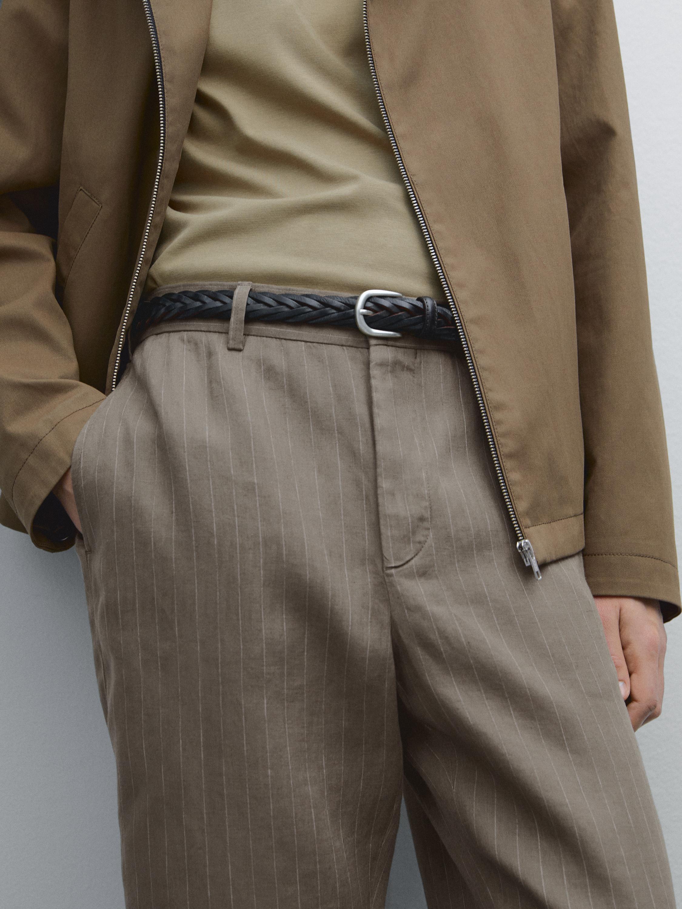 Pantalons ratlles 100% lli