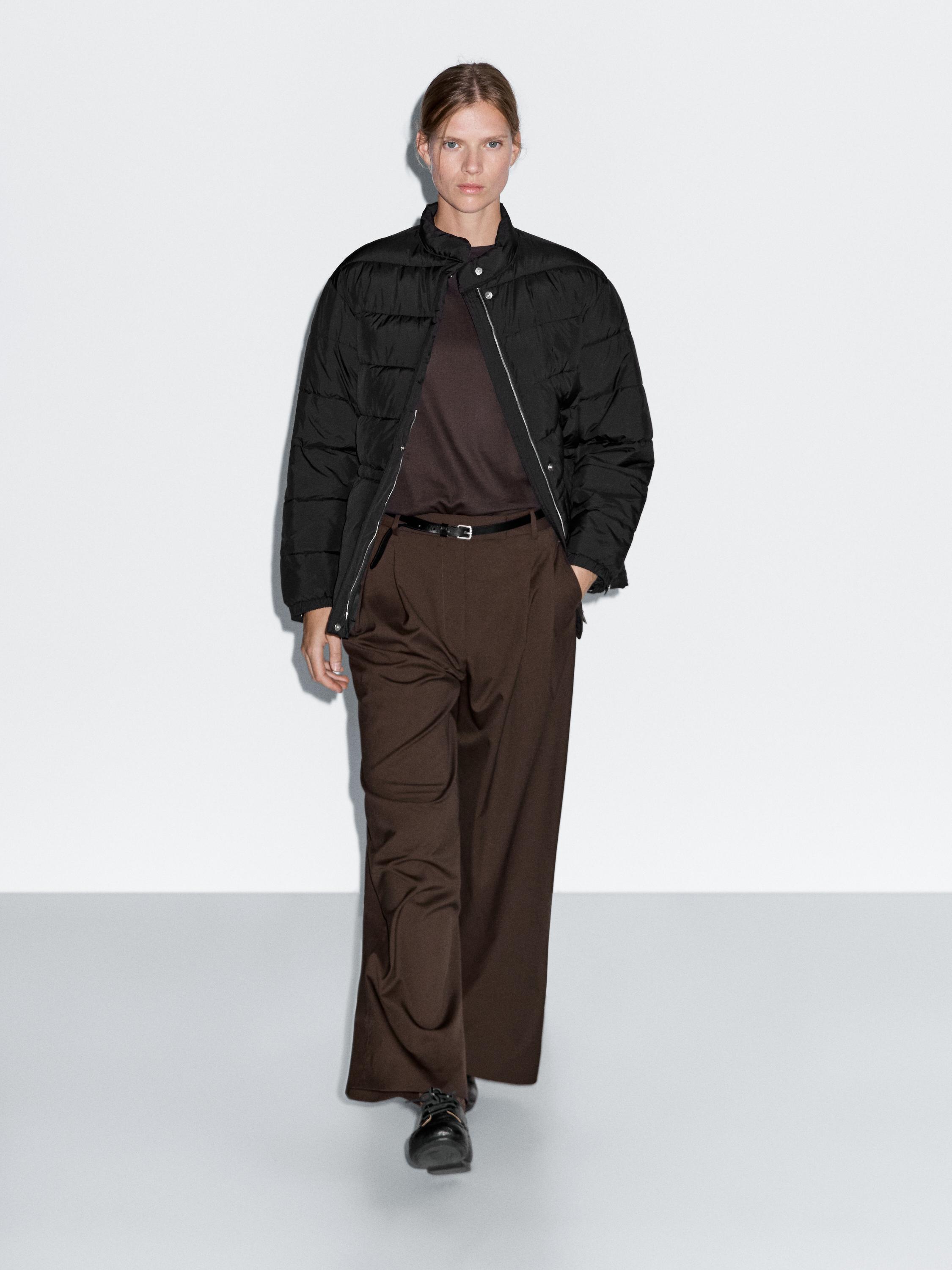 Veste matelassée à col mao