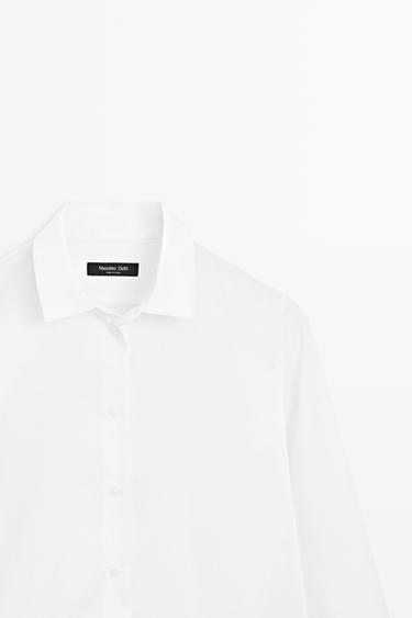 Fluid lyocell shirt — WHITE 4