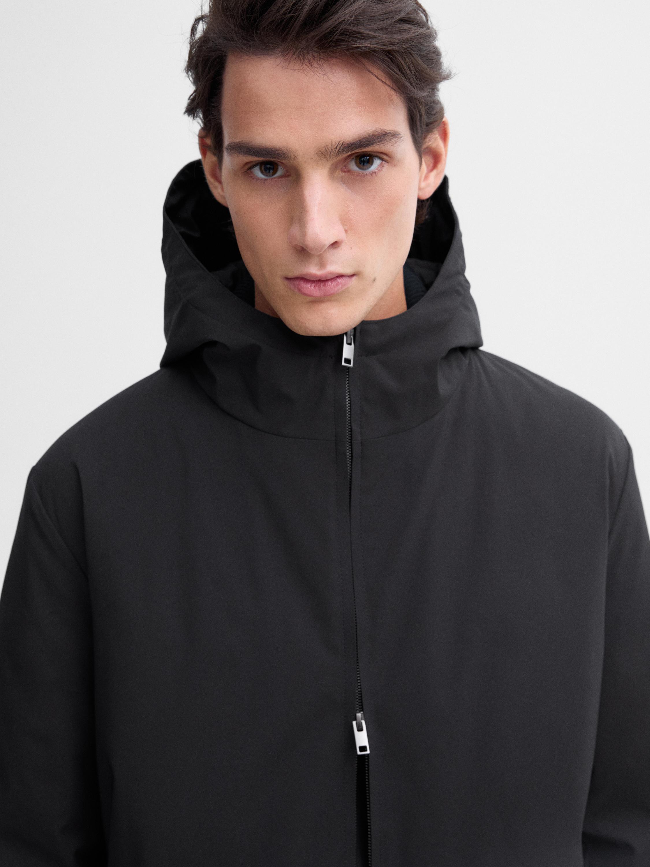 Parka longue matelassée légère plumes