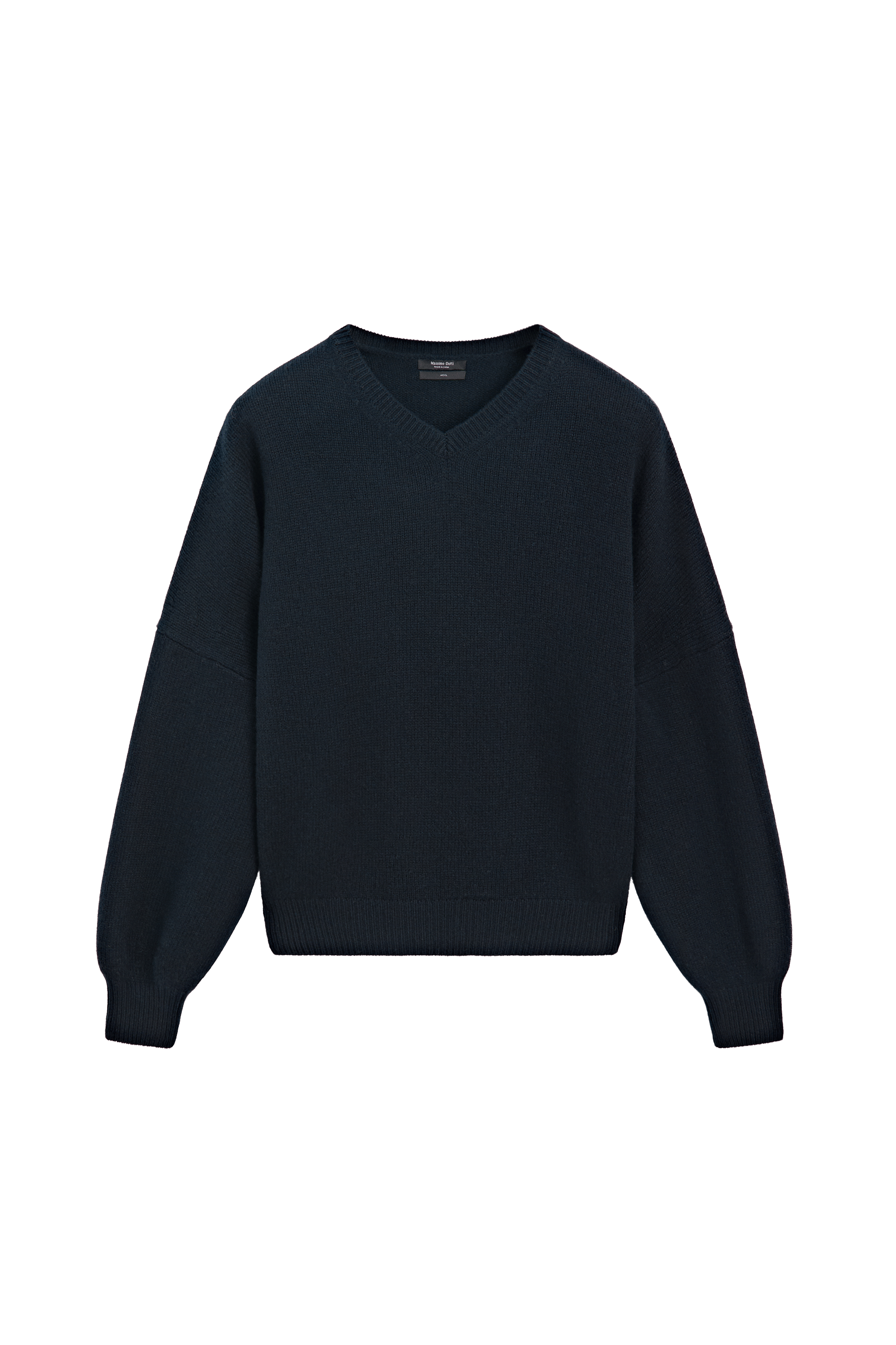 Massimo Dutti %100 Yün Oversize Triko Kazak görsel 6