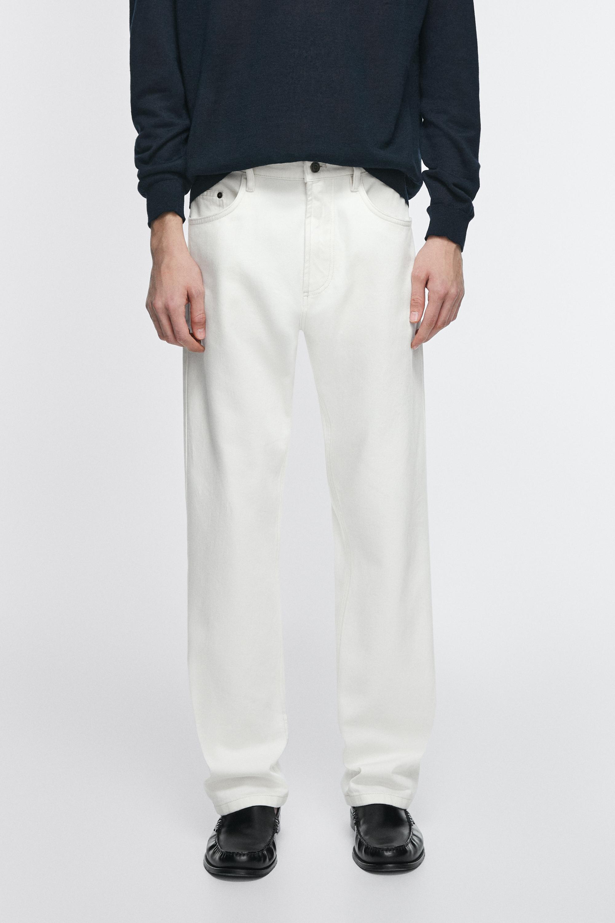 Relaxed-fit jeans — WHITE