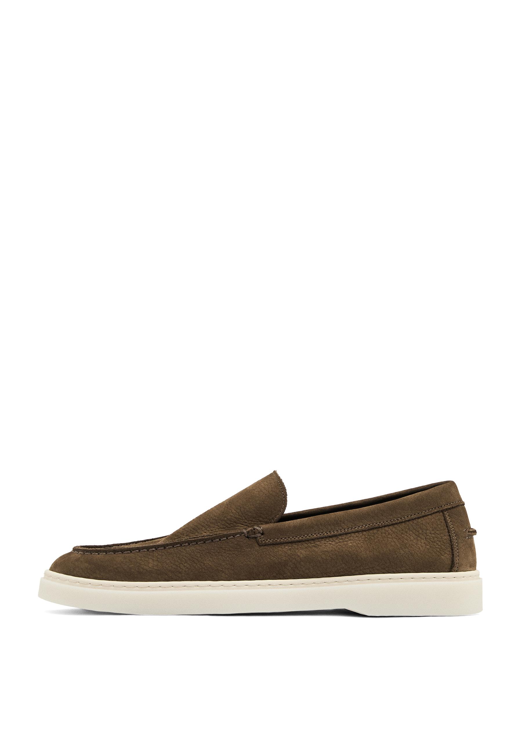 Next Direct 1982 Archive Nubuck Leather Loafers Brown DEADSTOCK Vintage 1970 main image 4